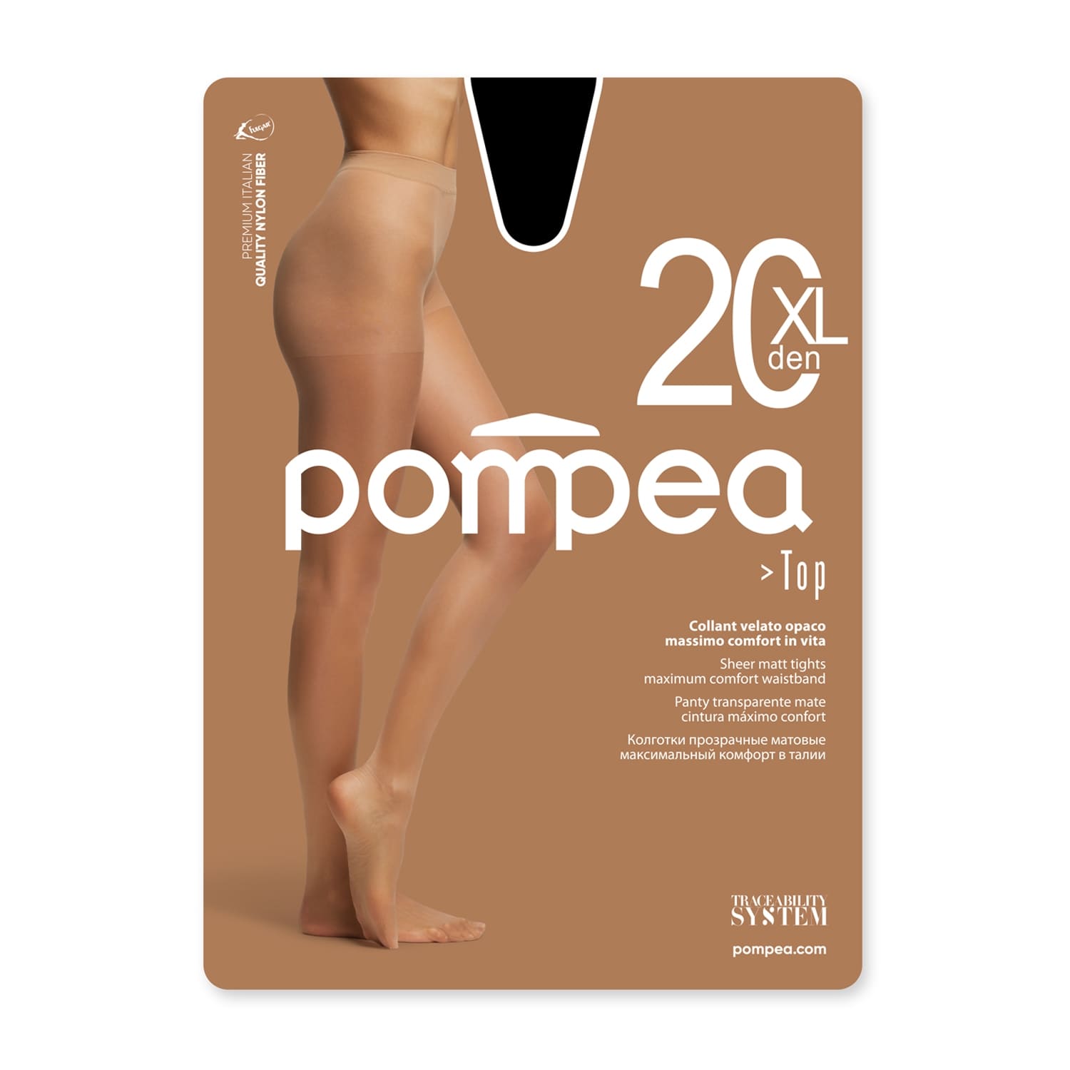 N skp.Pompea Top 20 nero XL