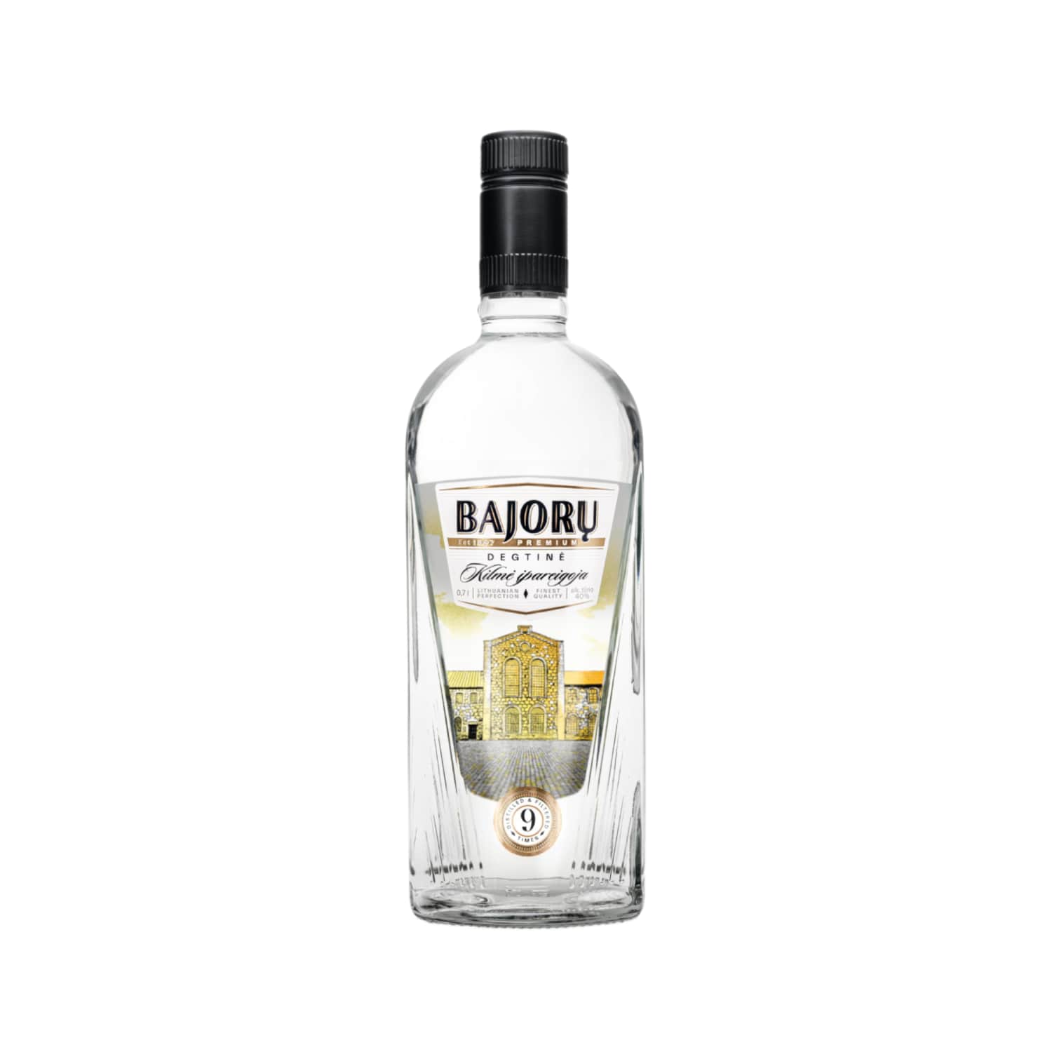 BAJORŲ Premium degtinė, 40 %, 0,7 l