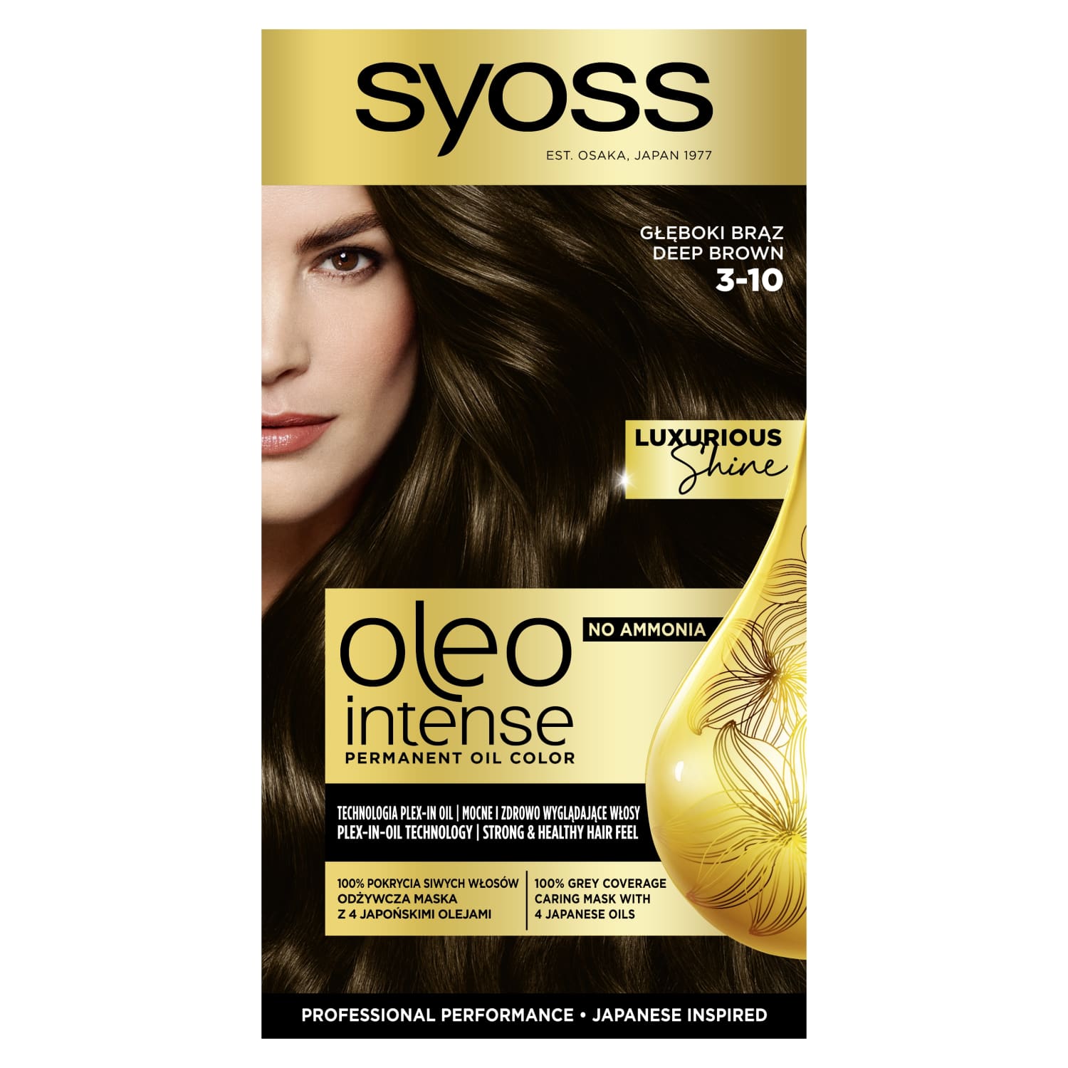 Matu krāsa Oleo Intense Syoss Deep Brown