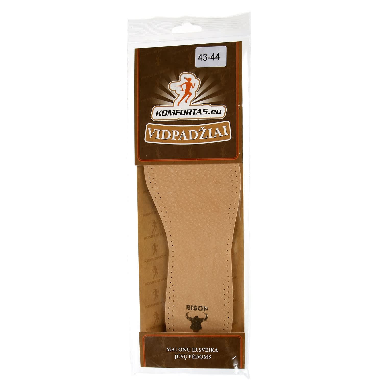 Sisetallad nahast, pruunid W-01S 43-44