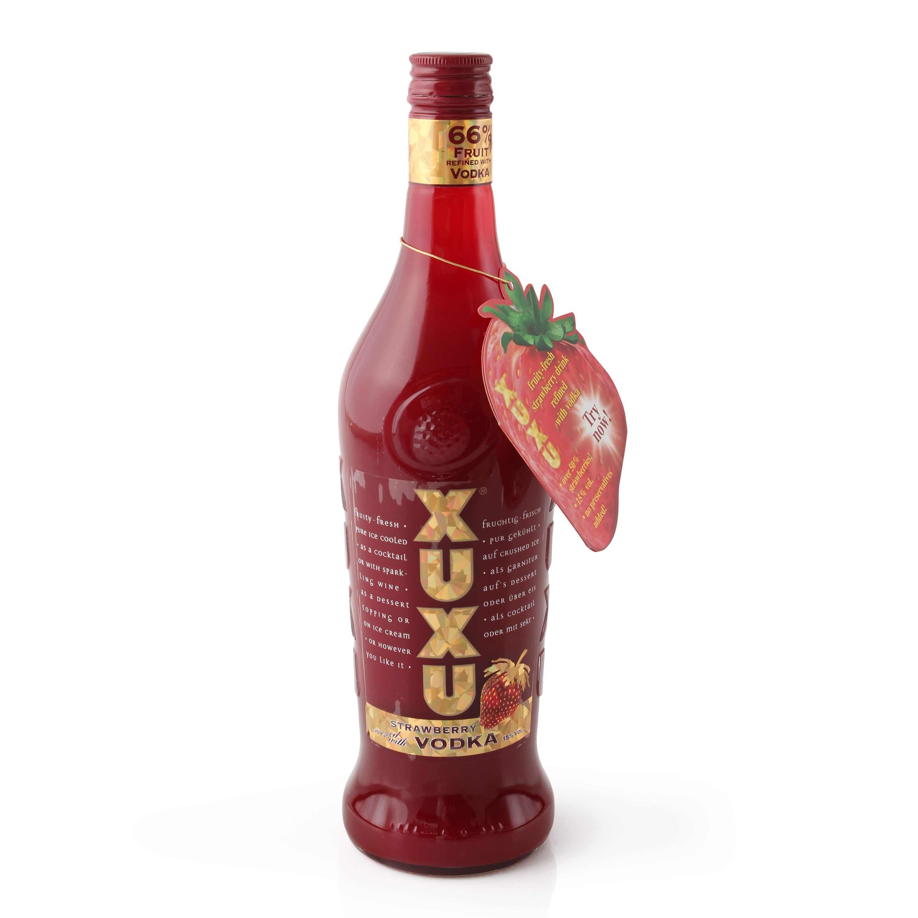Liķieris XUXU Erbeer Strawberry 15% 0,7l