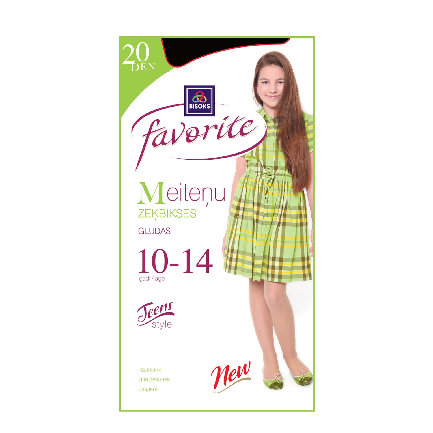 B zeķbiks Favorite 20d 51101 nero 10-14