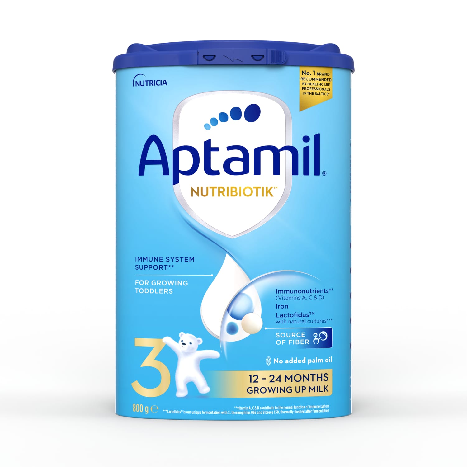 Piena maisījums Aptamil 3 no 1 gada 800g