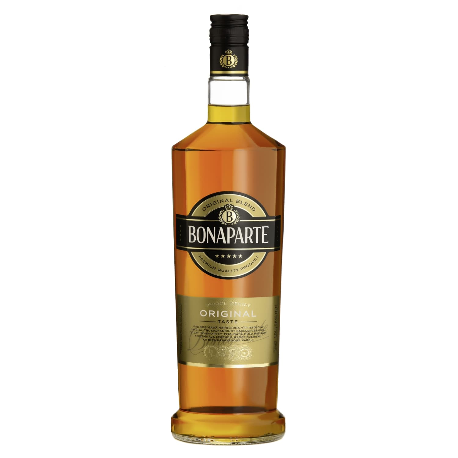 Stiprs alkoholisk.dzēriens Bonaparte 38% 1l