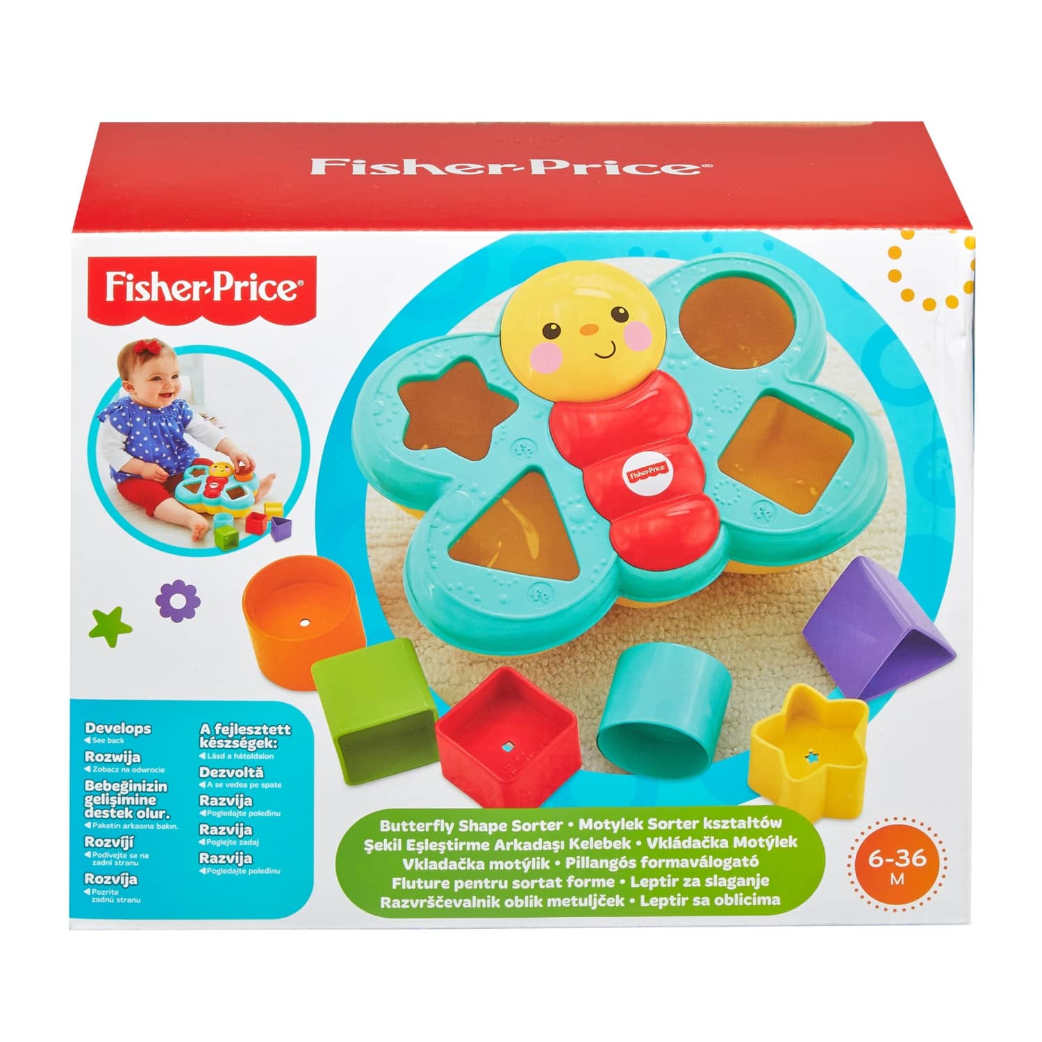 Mänguliblikas klotsidega Fisher Price