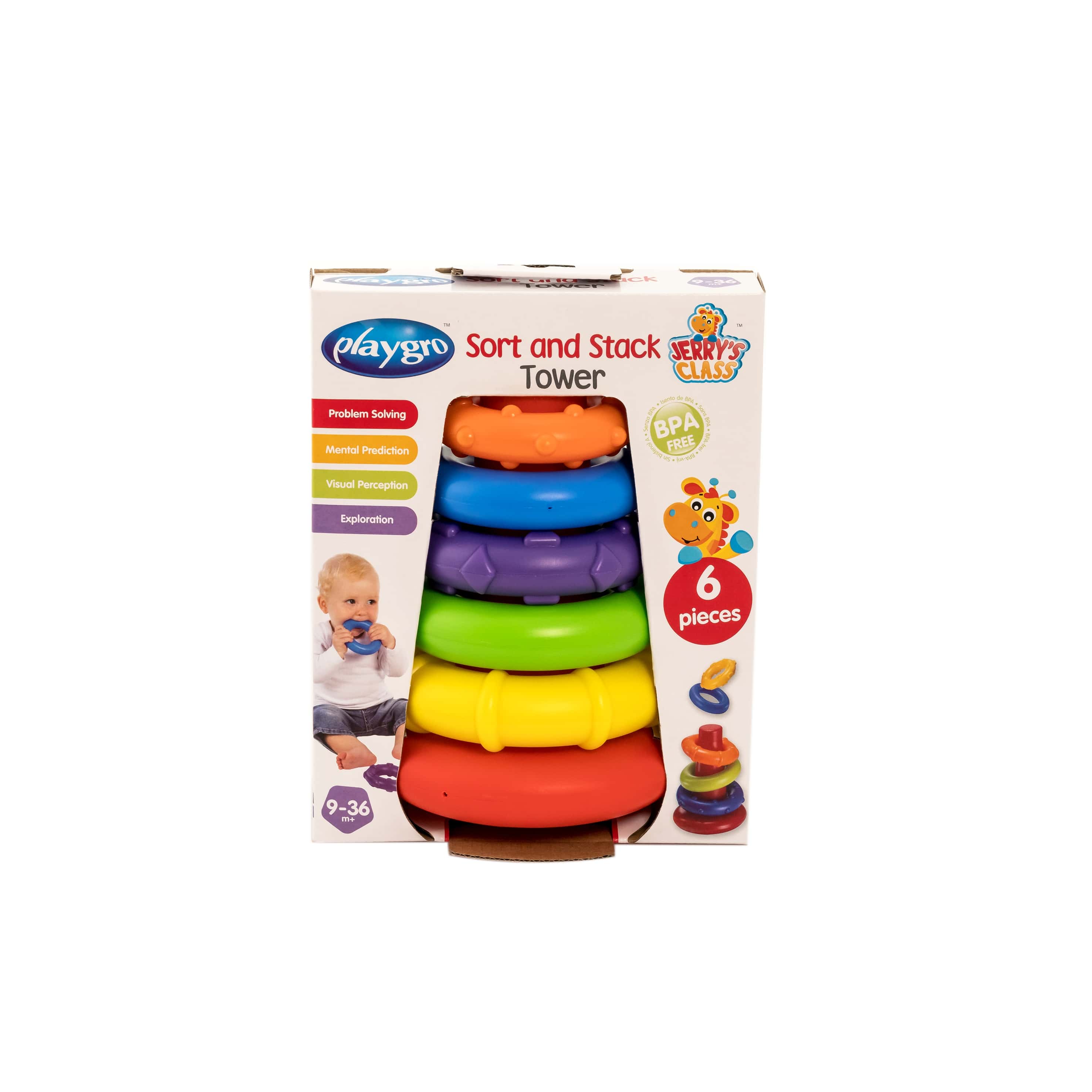 Mänguasi püramiid plastikust Playgro