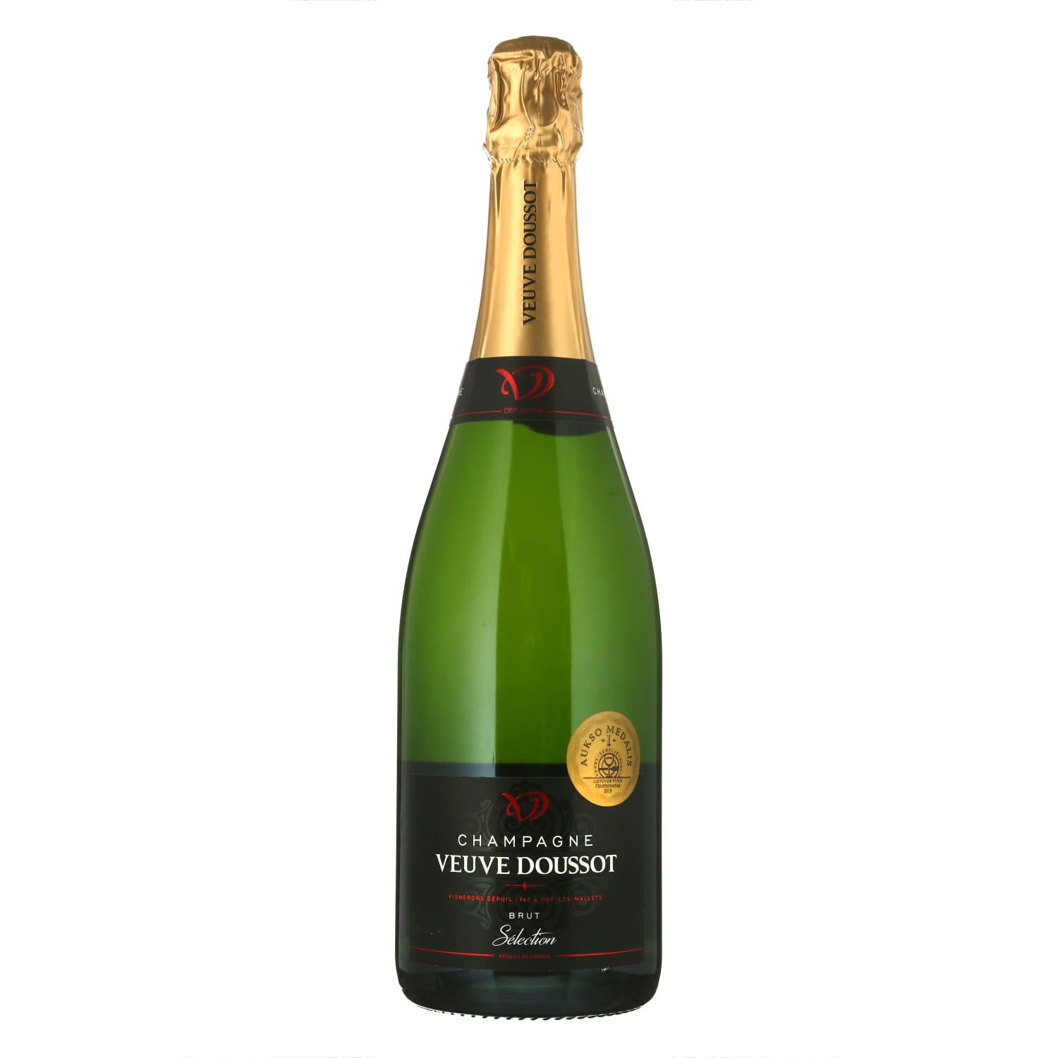 Šamp. Veuve Doussot Brut, sausais 12,5% 0,75l