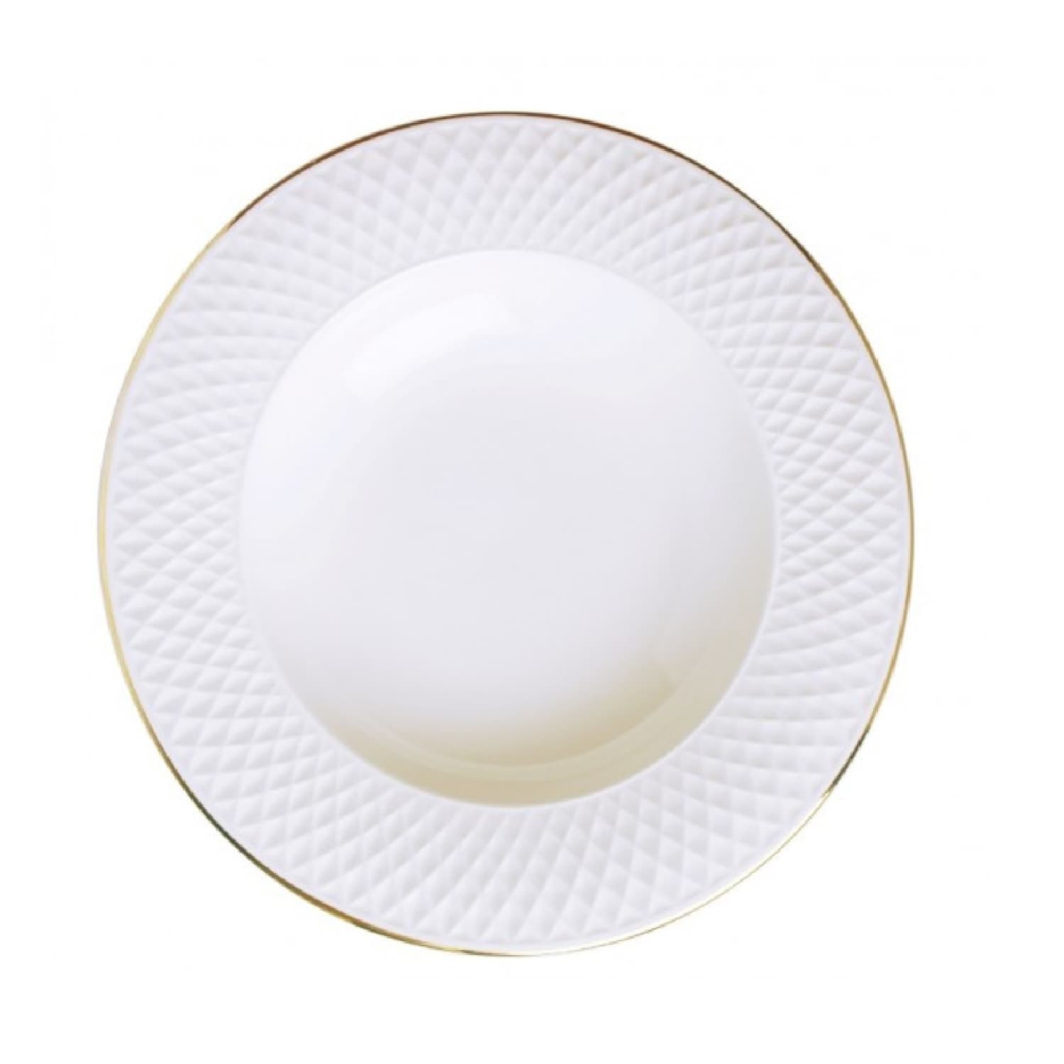 Lėkštė sriubai E clat gold 23cm