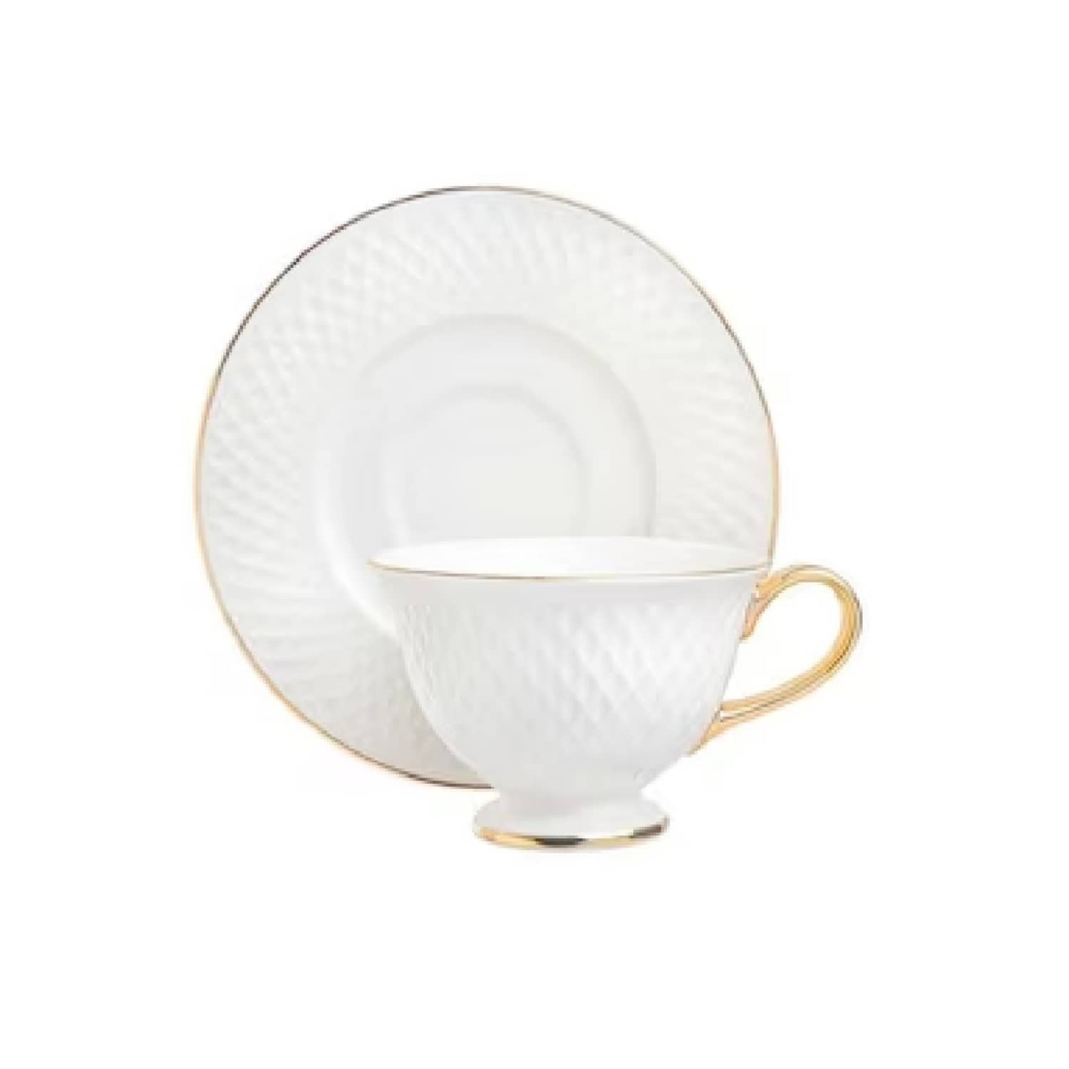 Tējas tase ar apakšt.E clat gold 250ml