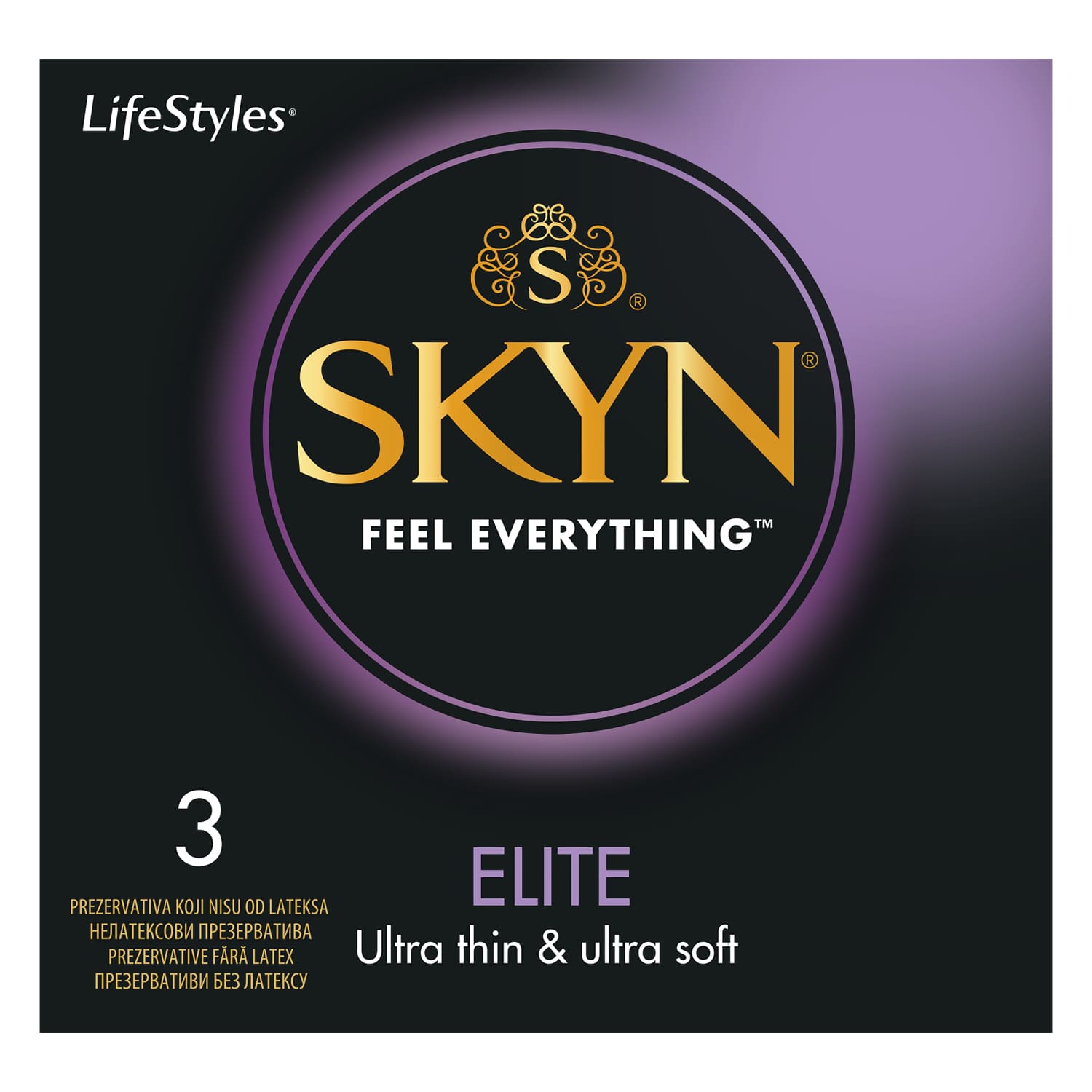 Prezervatīvi Lifestyles Skyn Elite 3 gab.