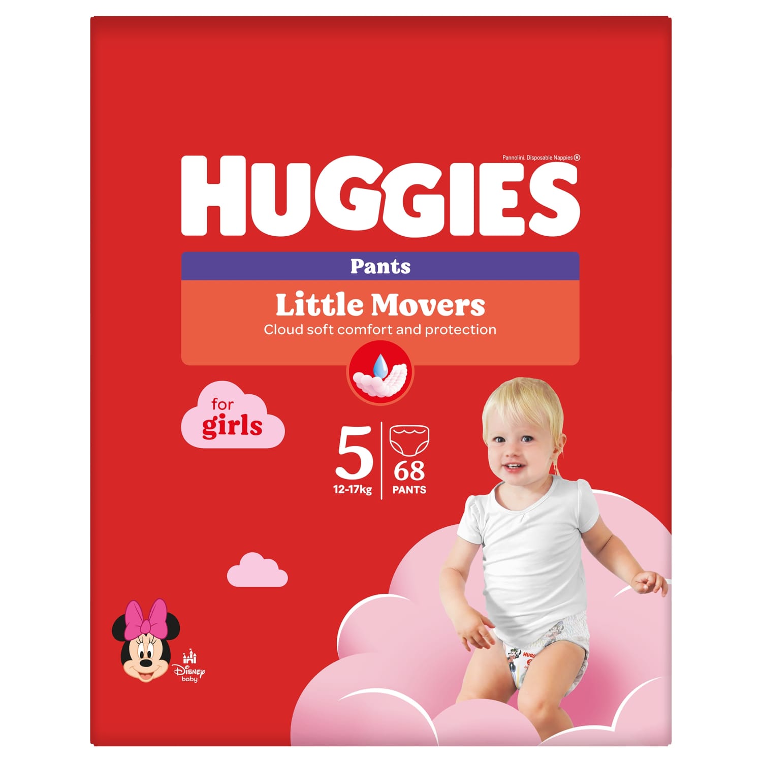 Püksmähkmed Huggies 5 girl 12-17kg 68tk