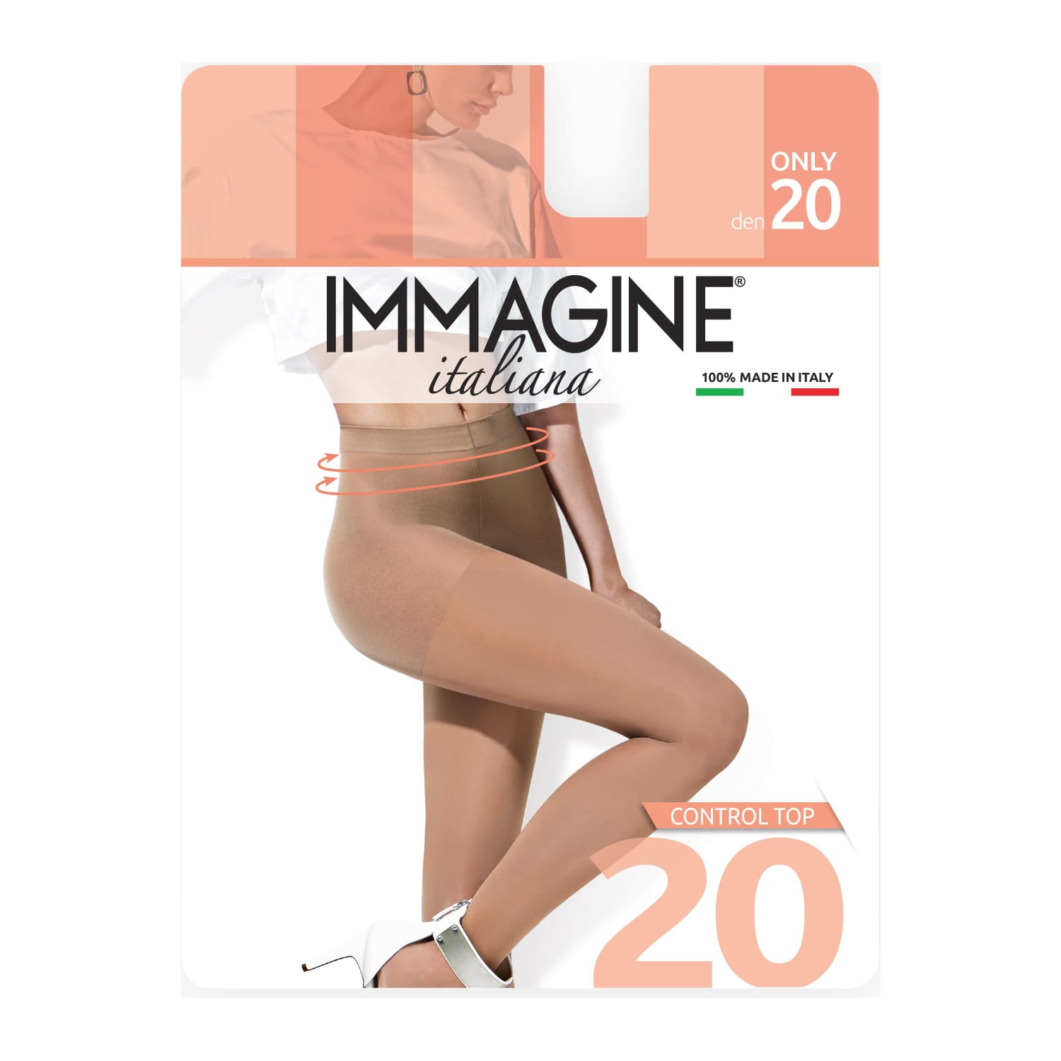 S zeķub.Immagine only 20d nero 3