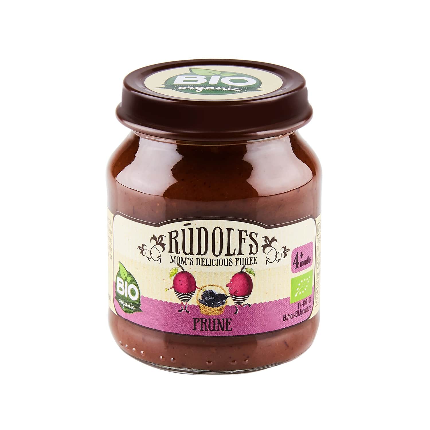 Biezenis Rūdolfs žāvētu plūmju BIO 120g