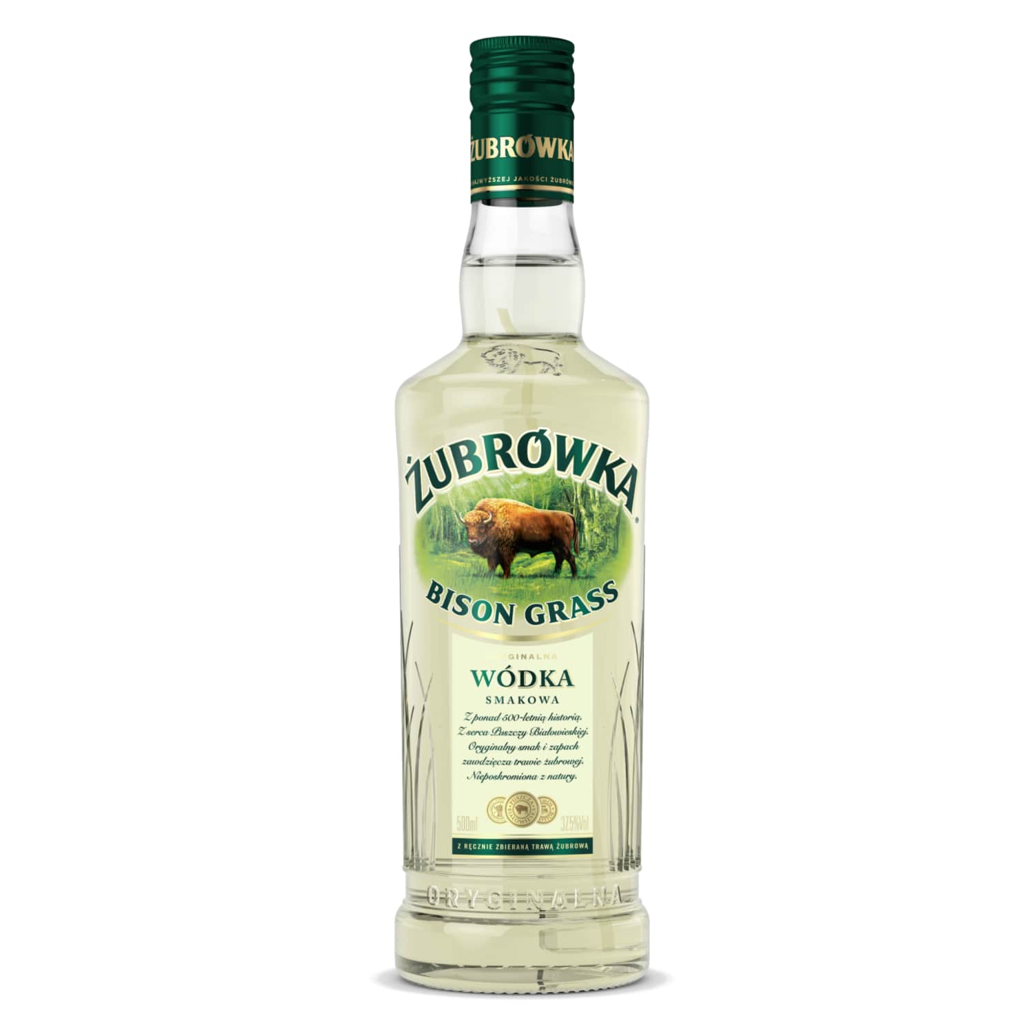Degvīns Zubrowka Bison 37,5% 0,5l