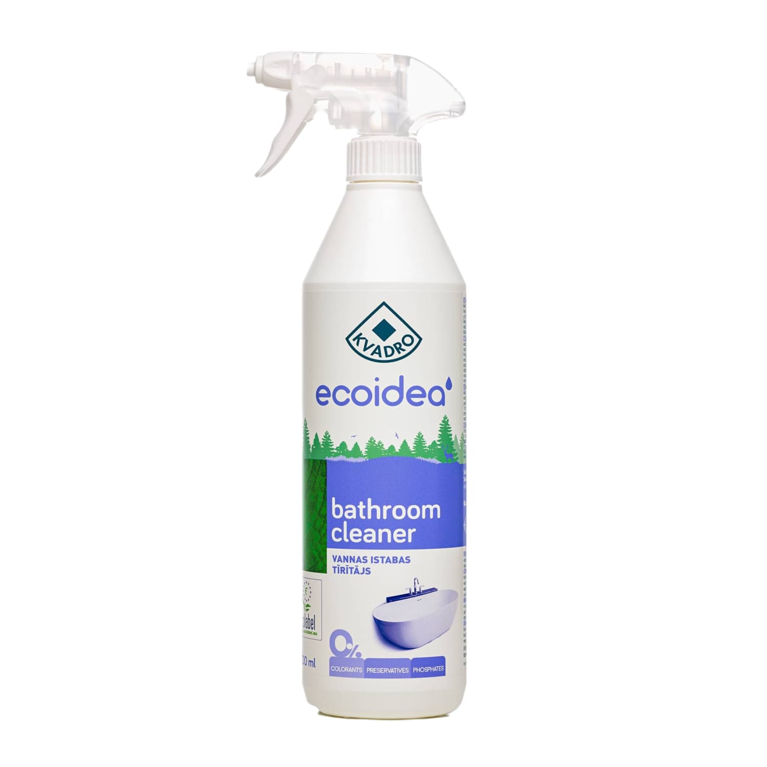 Tīr.līdz. Kvadro Ecoidea vannas istabai 700ml