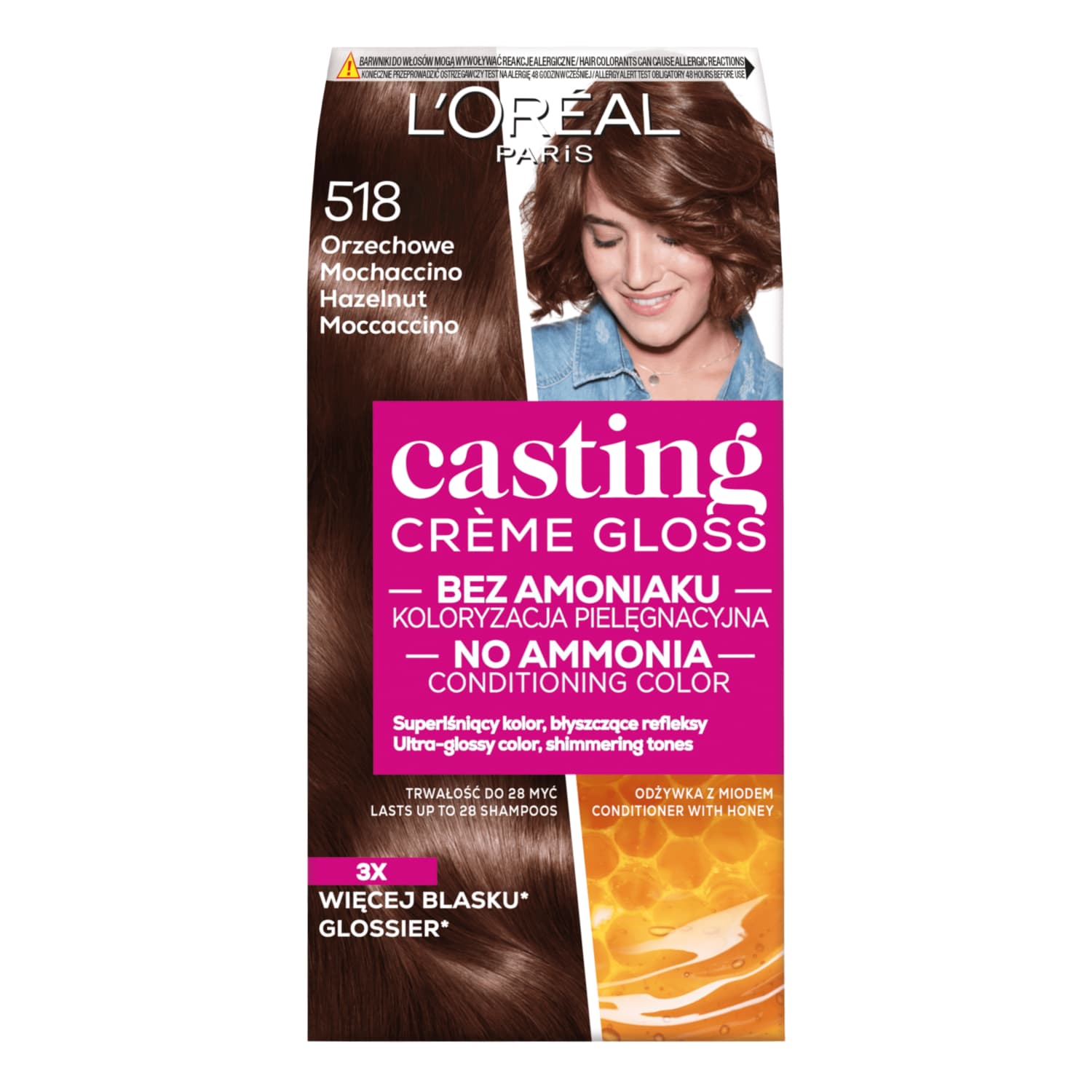 Matu kr. Loreal Paris Casting Creme #518