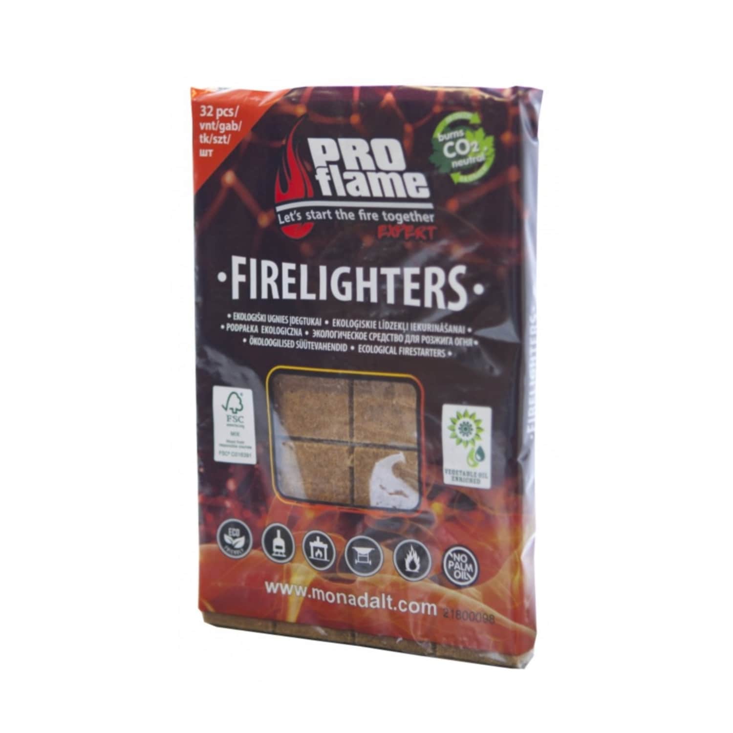 Degikliai PROFLAME EXPERT, 32 vnt.