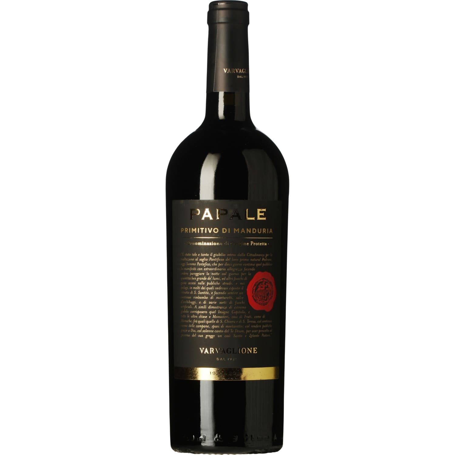 S.v. Papale Oro Primitivo Di 14,5% 0,75l