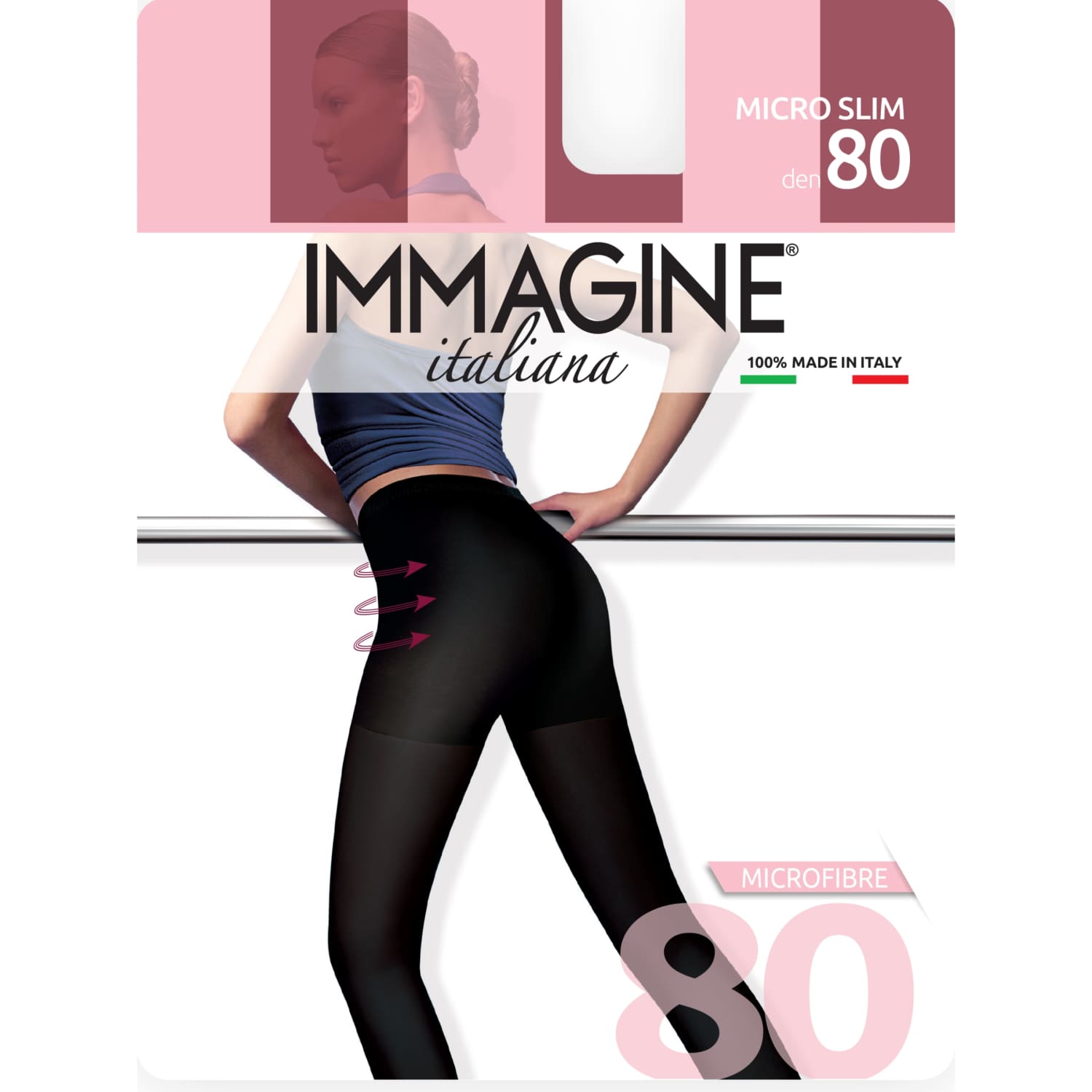 M pėdk.IMMAGINE SLIM 80d NERO 4