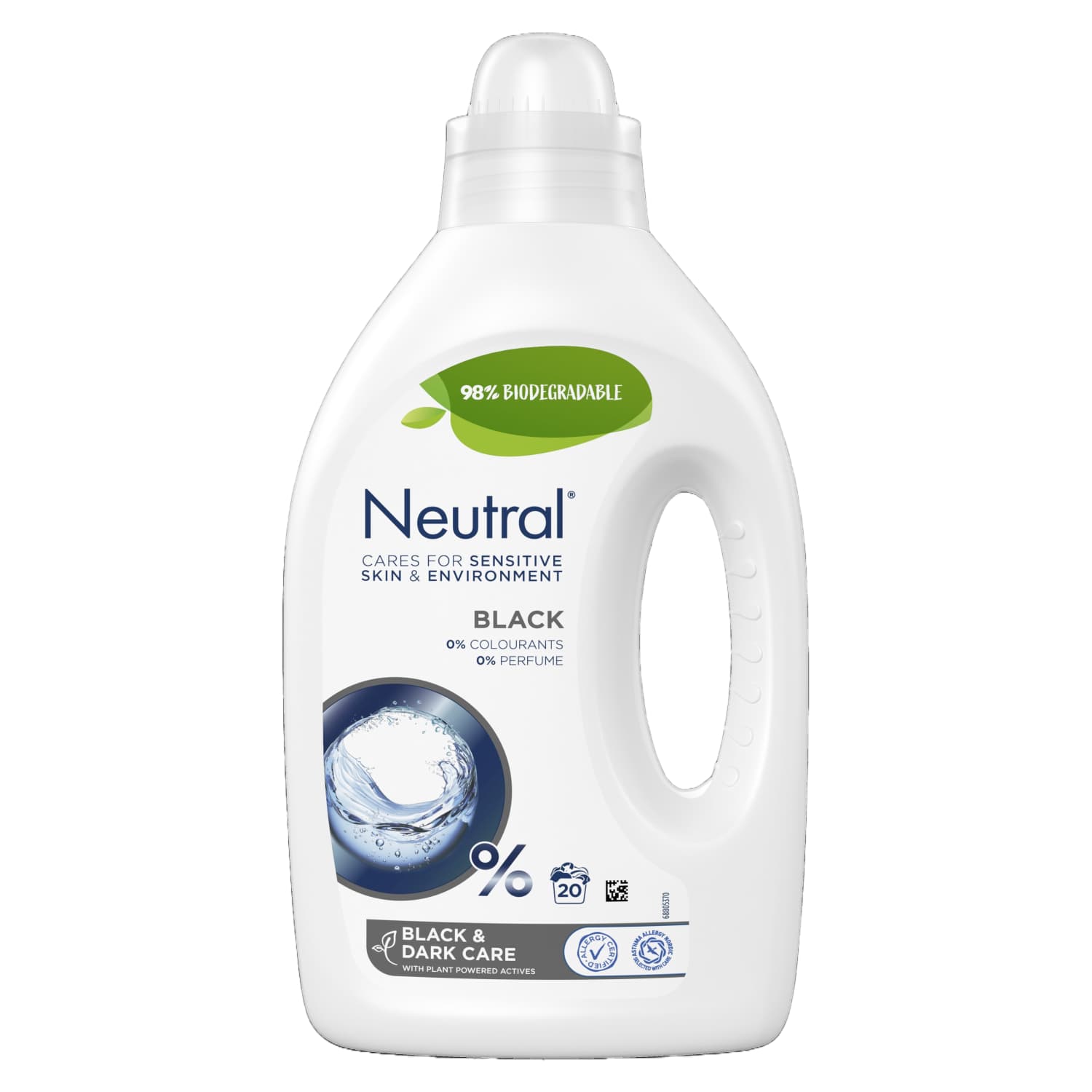 Pesugeel NEUTRAL Sens.Skin Black 1l