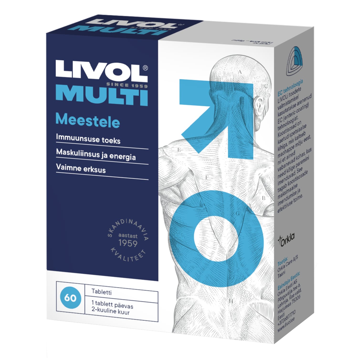 Multivitamiin Livol Multi Total meestele N60