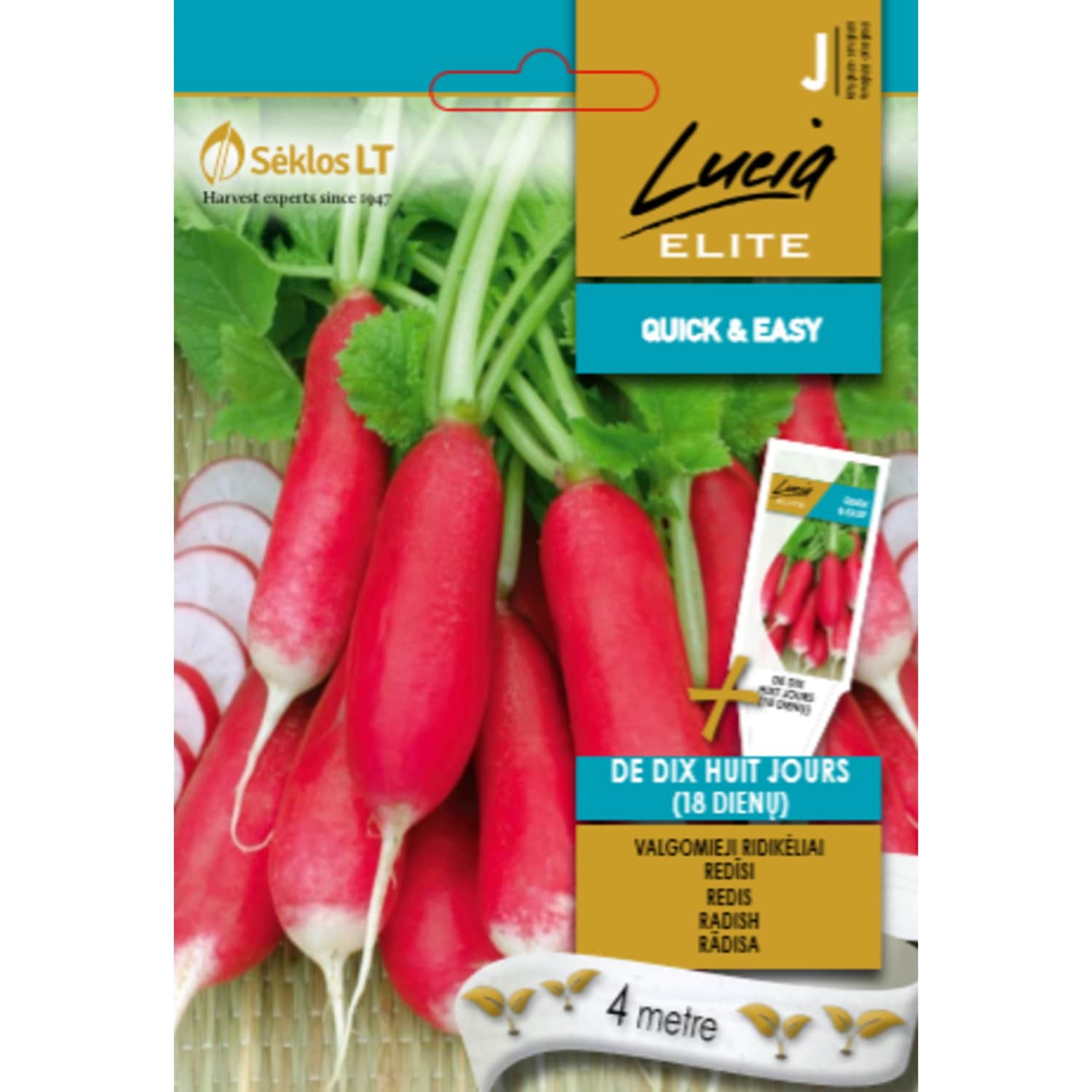 Sēklas LUCIA ELITE Redīsi