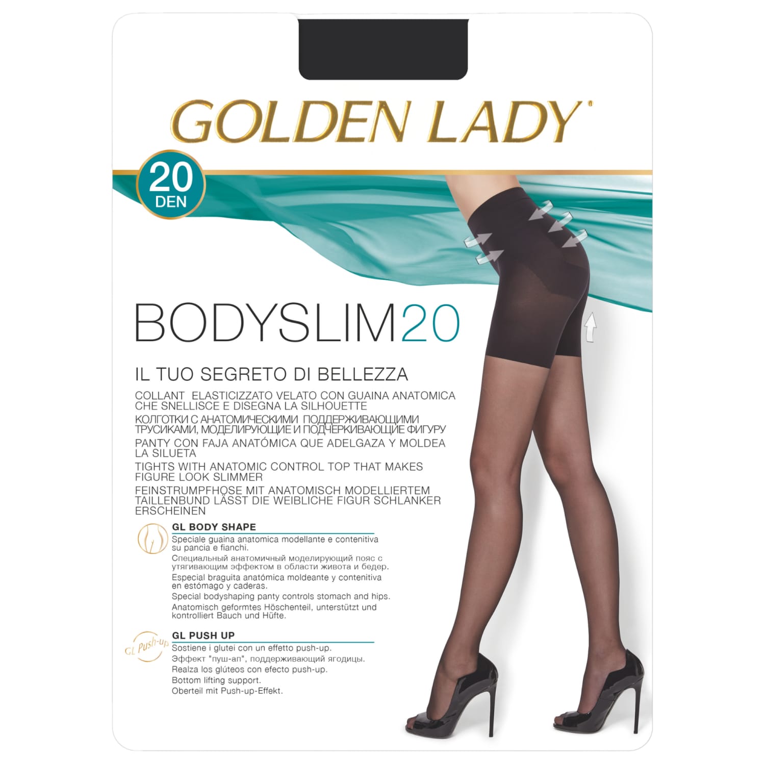 N sukkpüksid GL Bodyslim 20den 3 nero