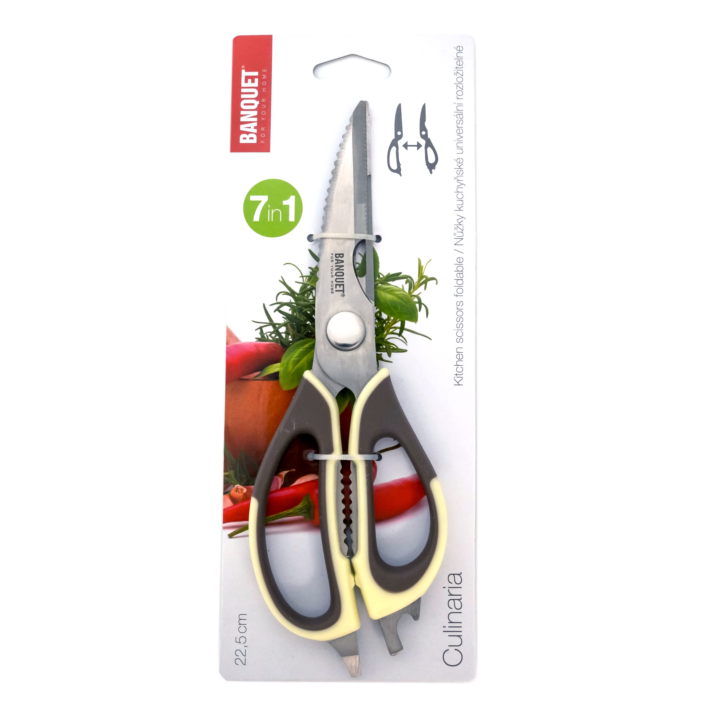 Virtuvės žirklės BANQUET, 22cm