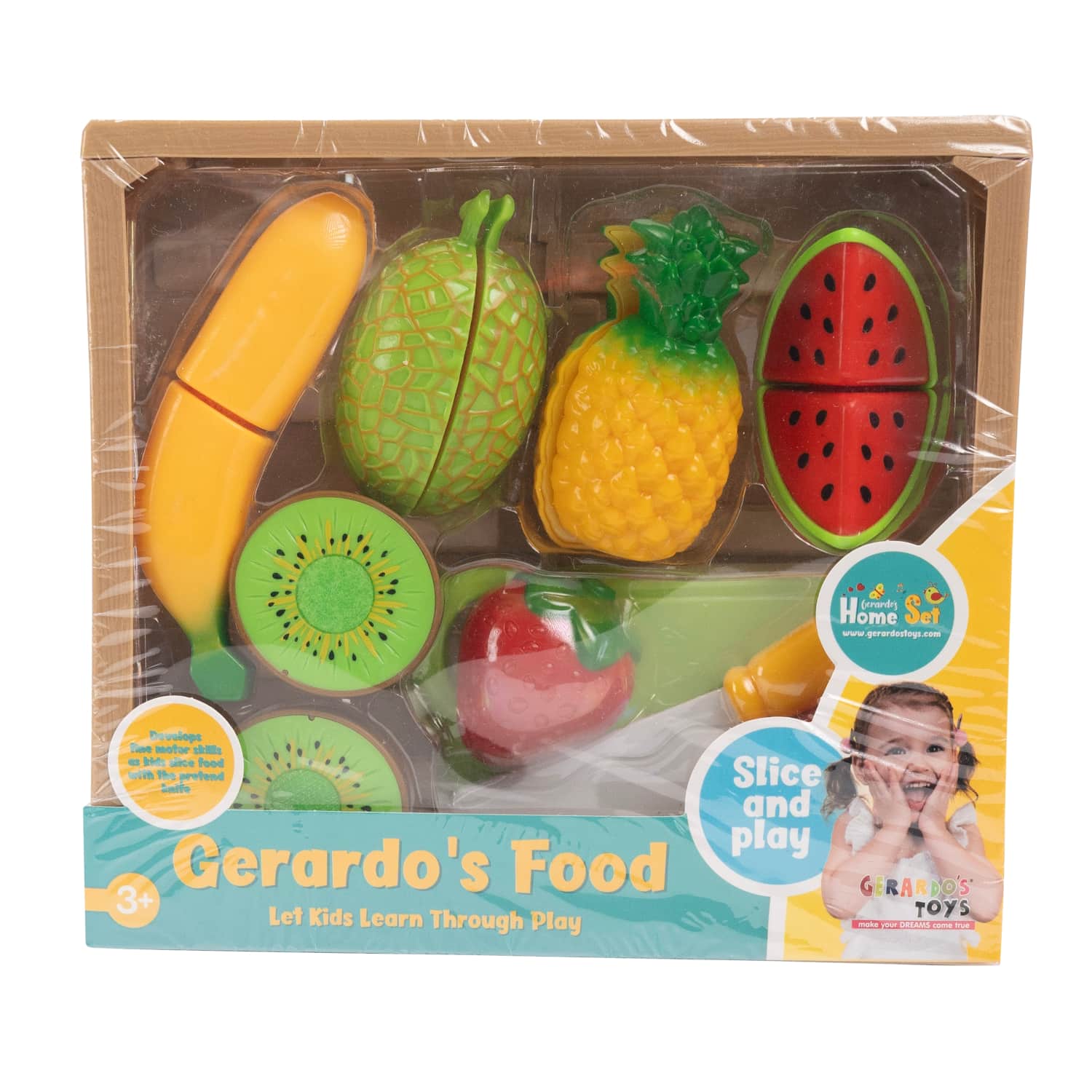 Pjaustomų vaisių rinkinys GERARDO'S TOYS