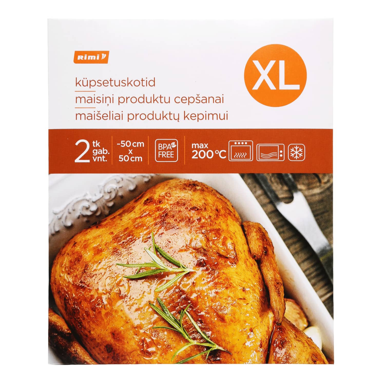 Kepimo maišeliai RIMI 2vnt, 50x50cm