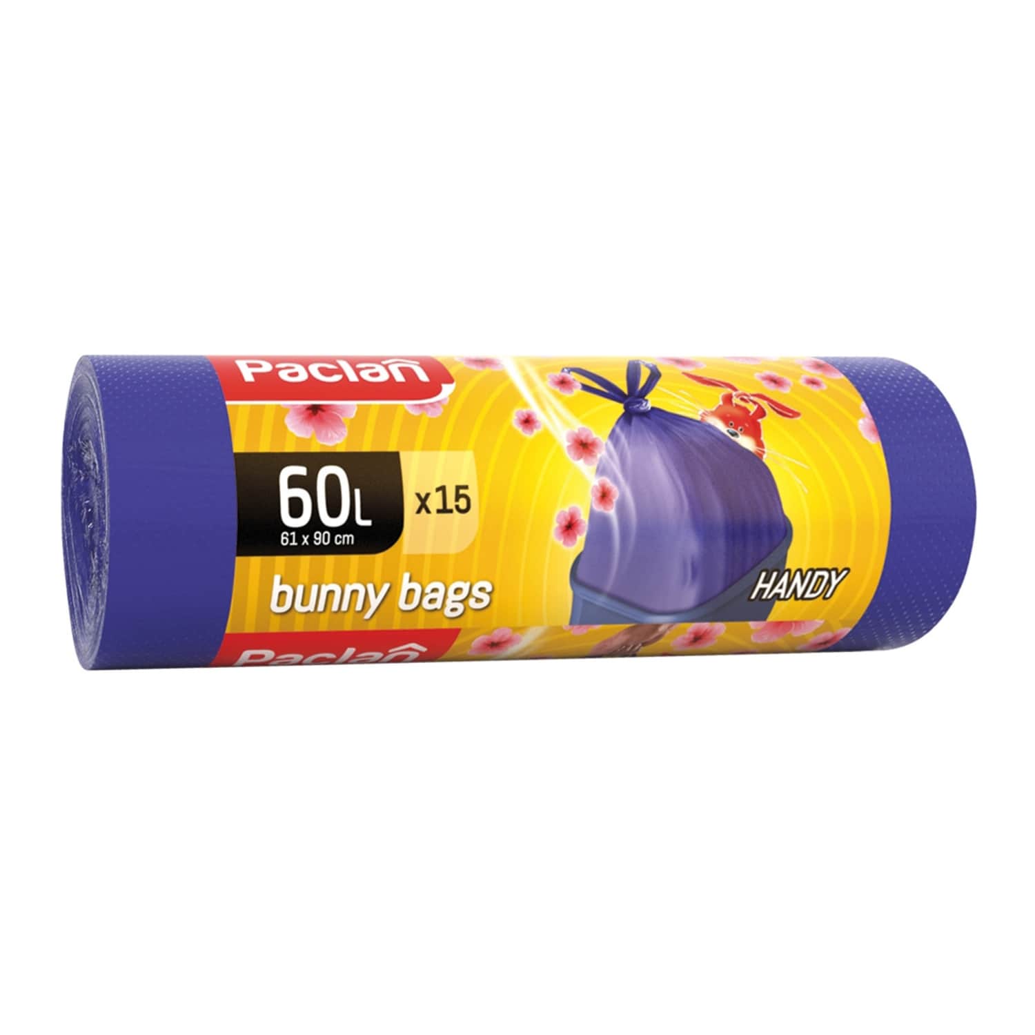 Prügikotid Paclan lõhnastatud 60l 10tk
