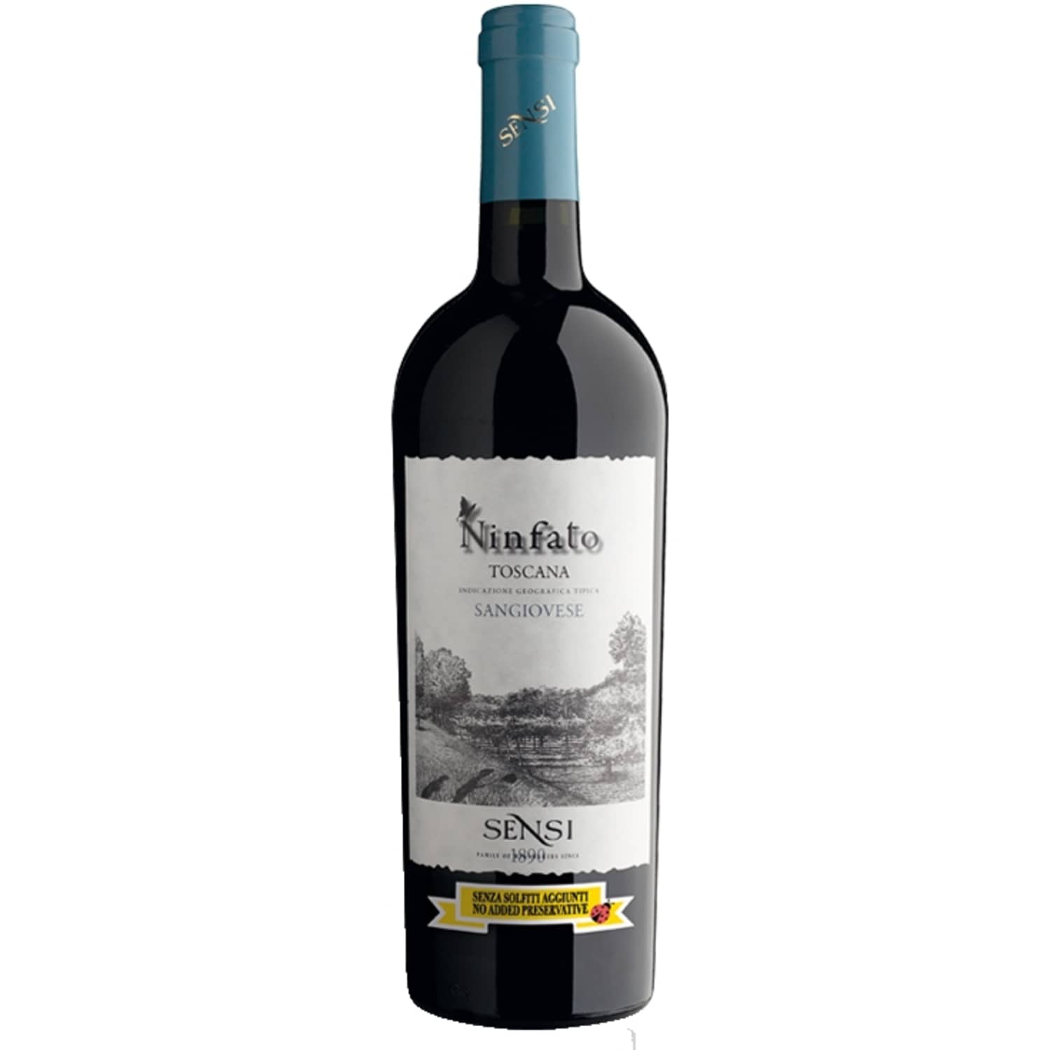 Sarkanvīns Sensi Ninfato Sangiovese 14% 0,75l