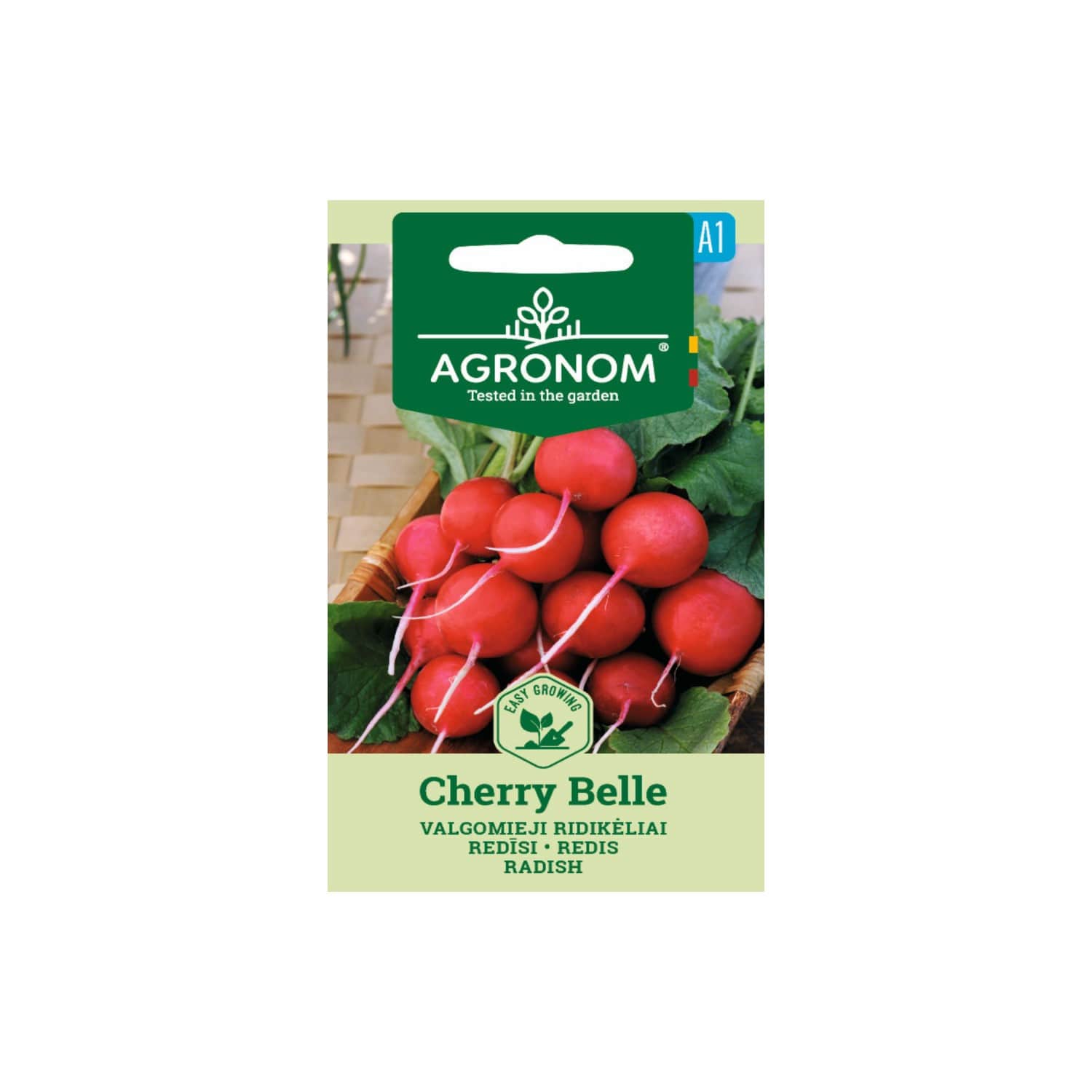 Sėklos AGRONOM Ridikėliai valg. Cherry Belle