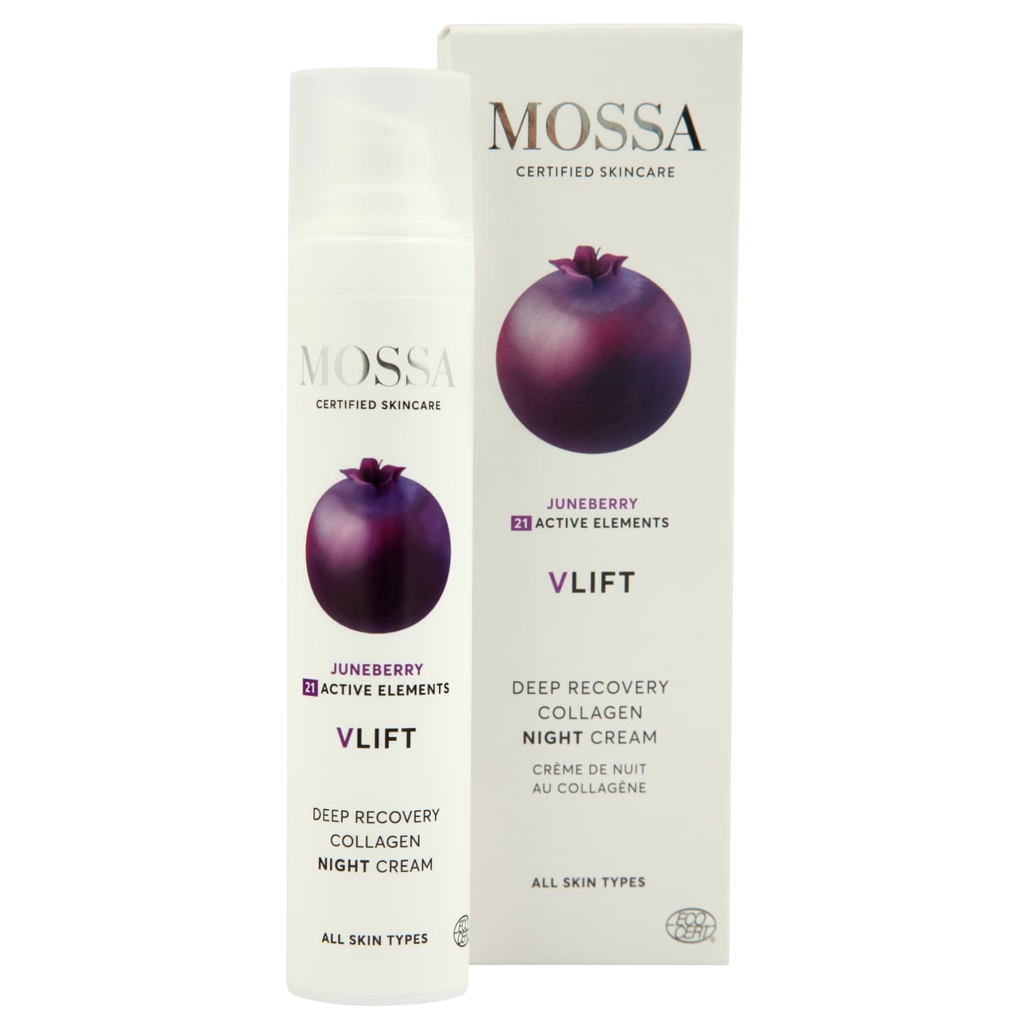 Nakts krēms Mossa V-Lift Deep Recovery 50ml