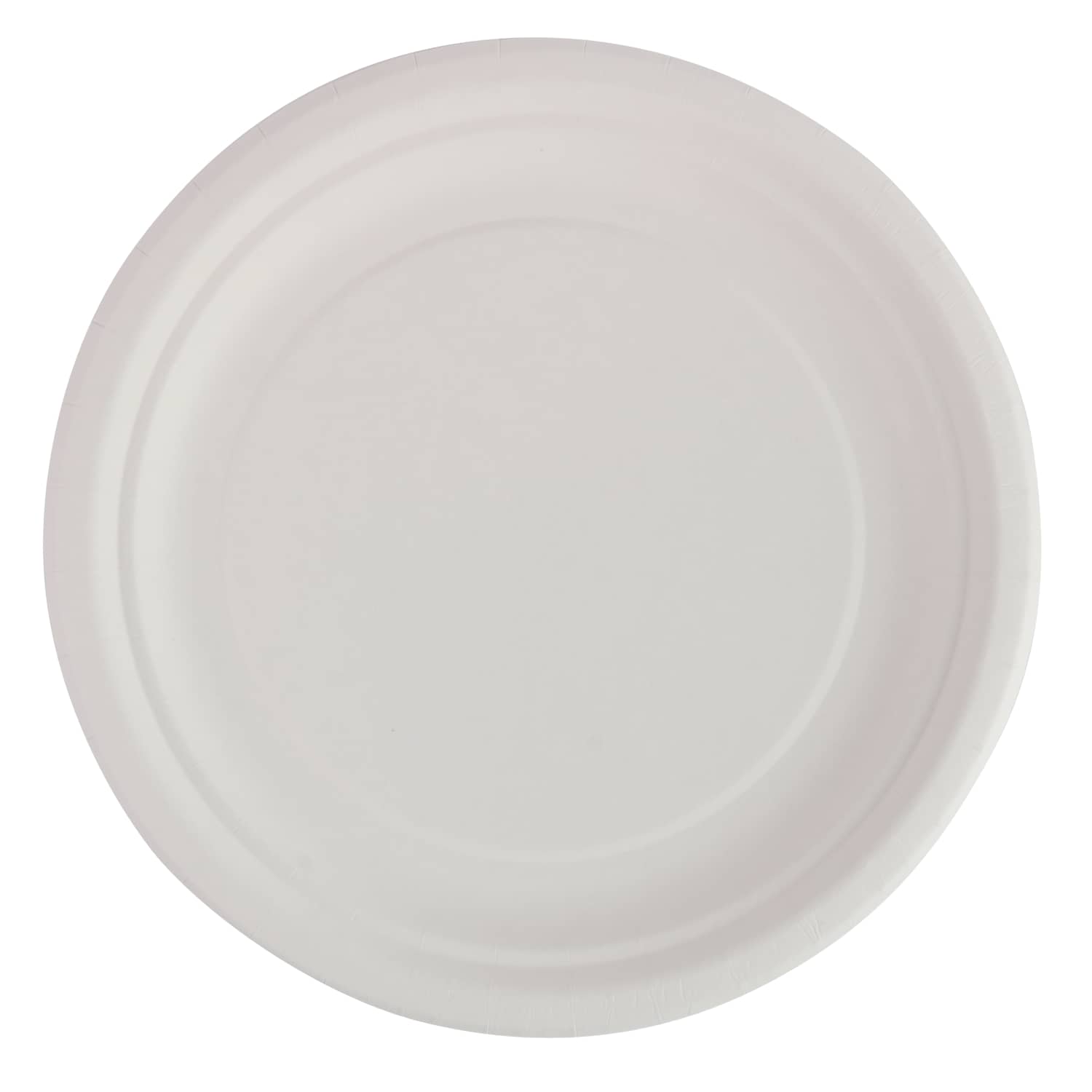 Papīra šķīvji RIMI Ø18cm balti 20gb