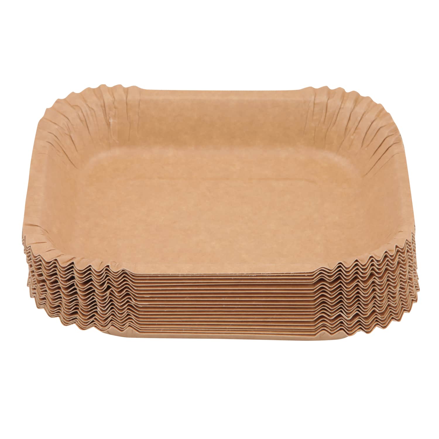 Dziļie papīra šķīvji RIMI 16x19cm 20gb