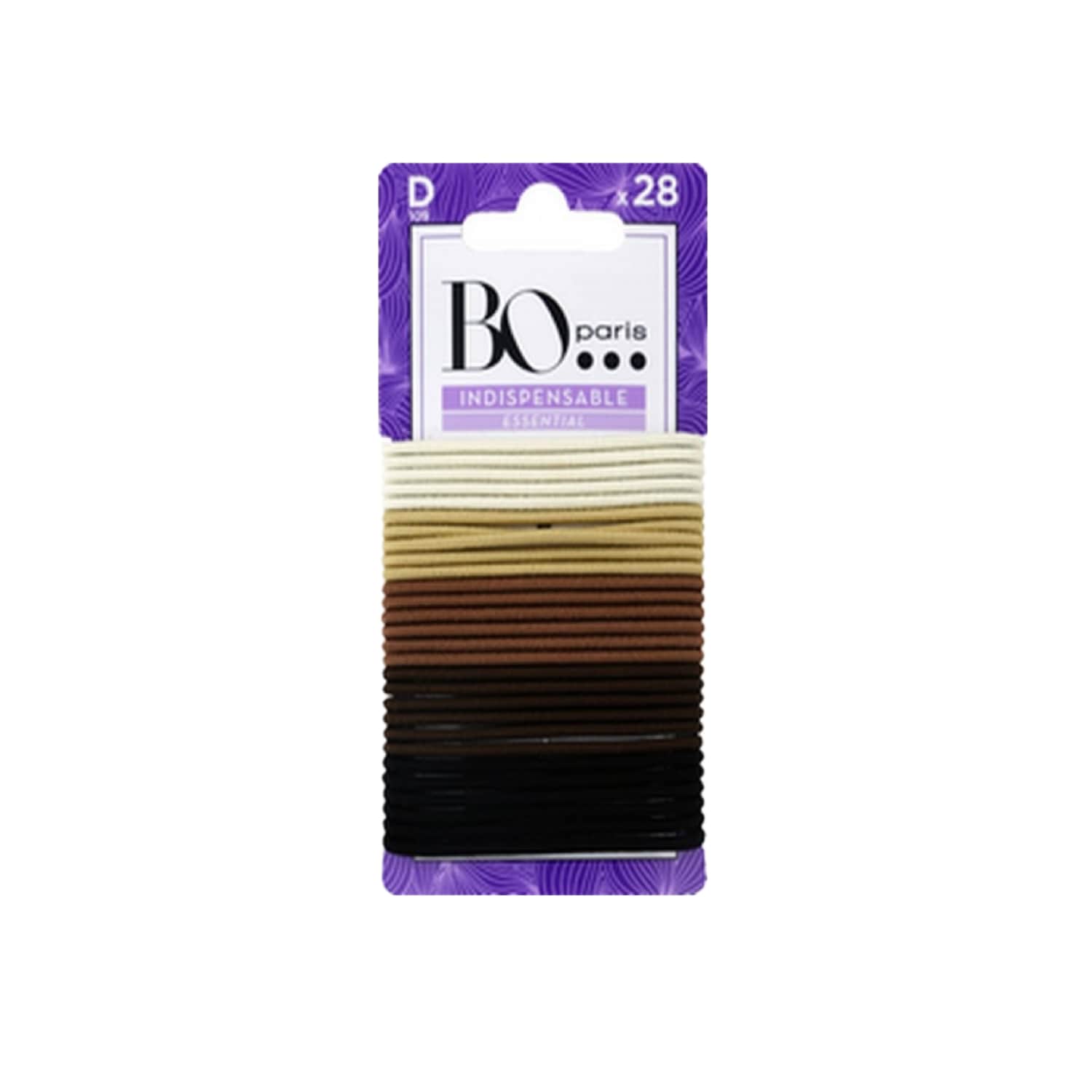 109 Juuksekummid peened must/hõbe N28