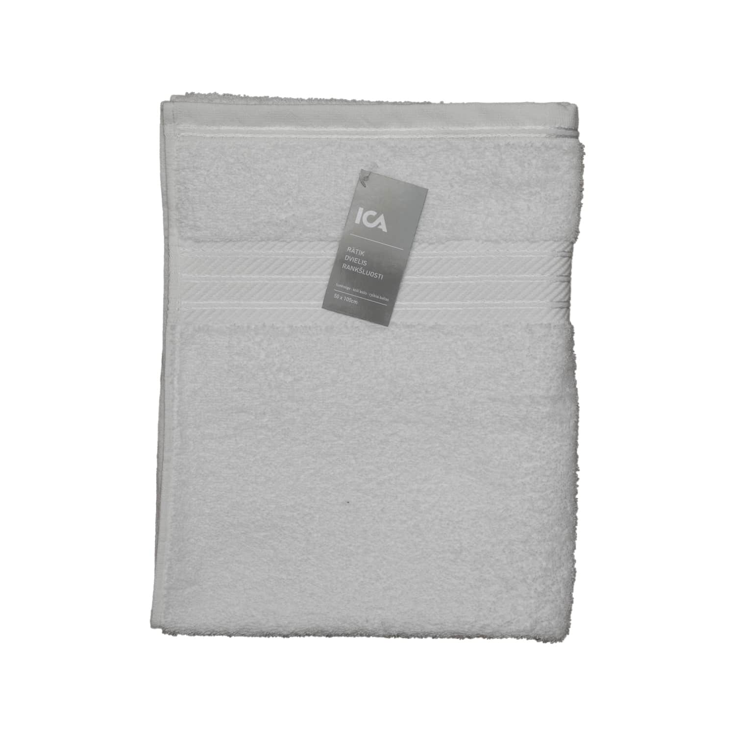 Rankšluostis ICA 50x100 baltas