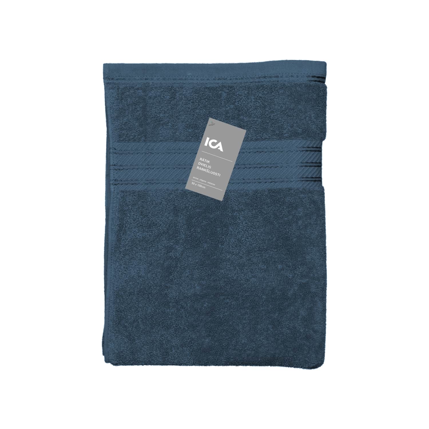 Vannas dvielis ICA 50x100 zils