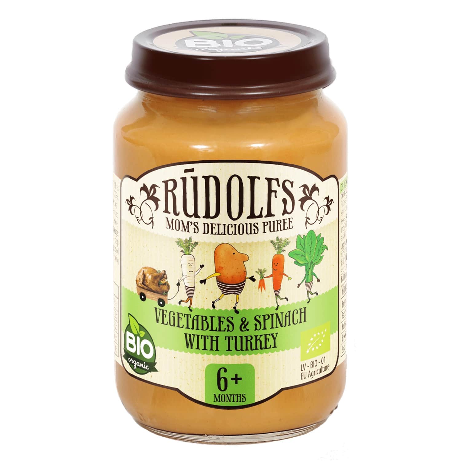 Biez. Rūdolfs Bio Dārz.Tītar.Gaļa, 190g.