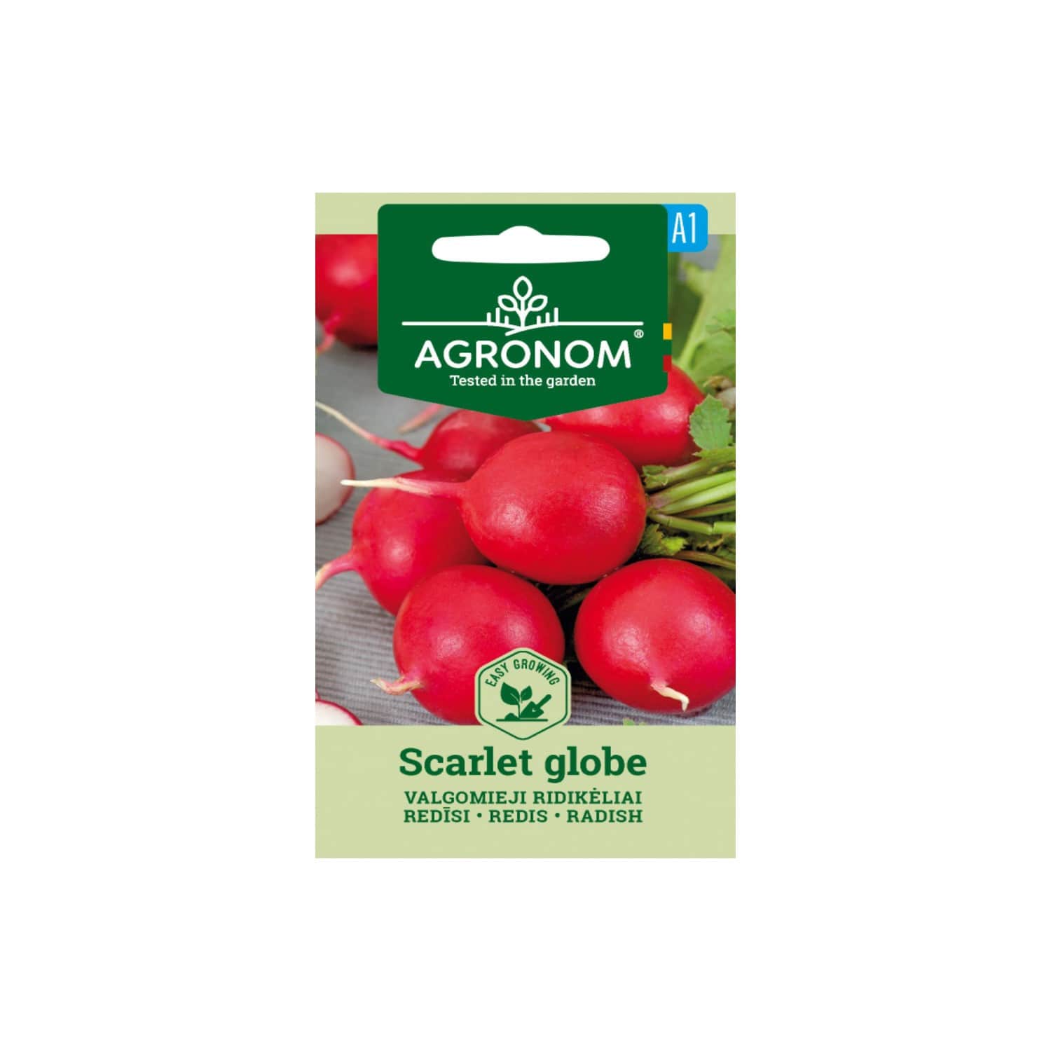 Sēklas AGRONOM Redīsi Scarlet Globe