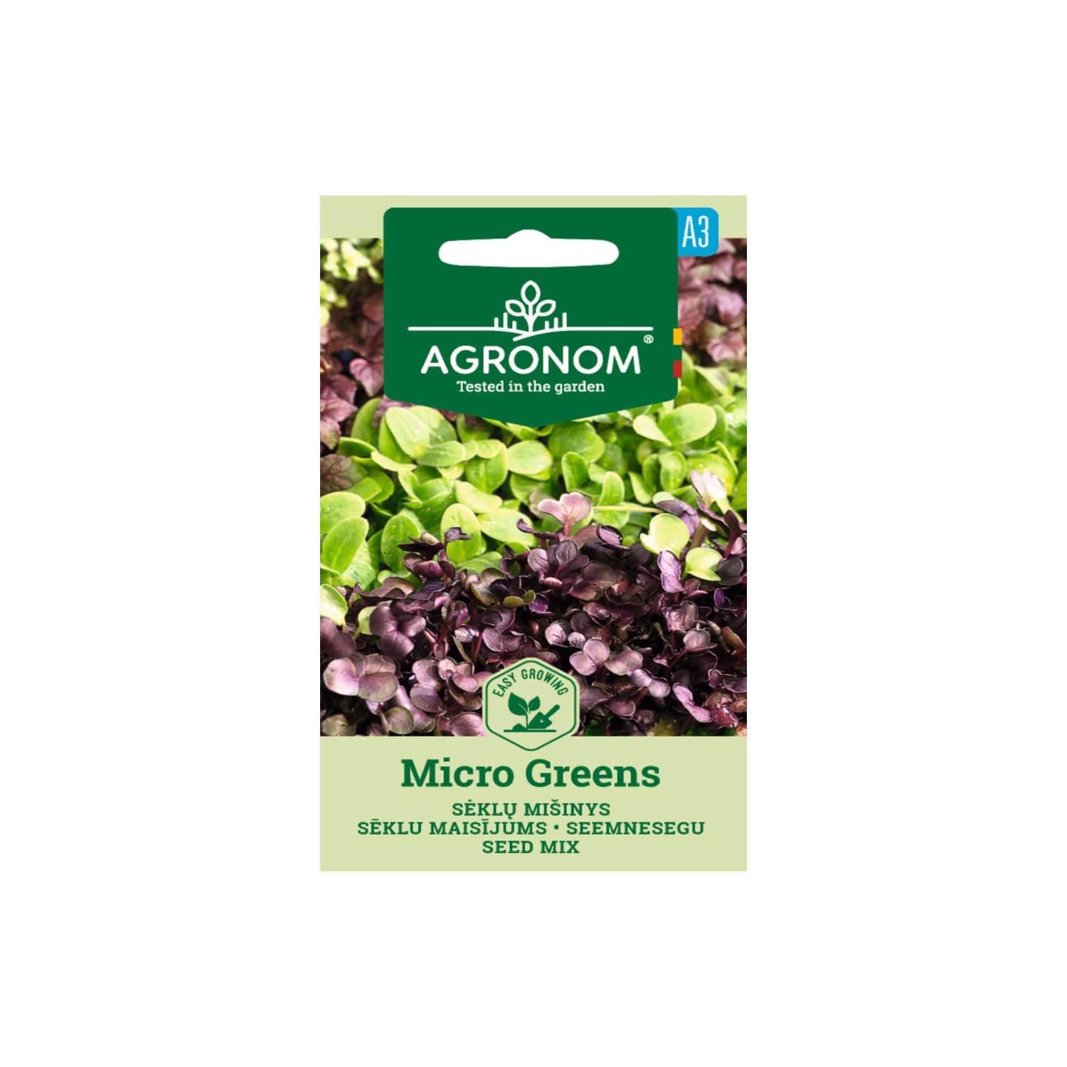 Sėklos AGRONOM Mišinys Micro Greens