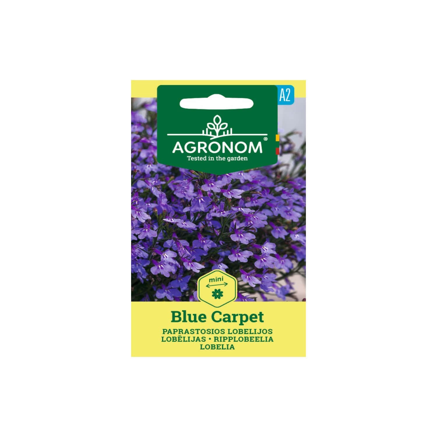 Sēklas AGRONOM Lobelijas Blue Carpet