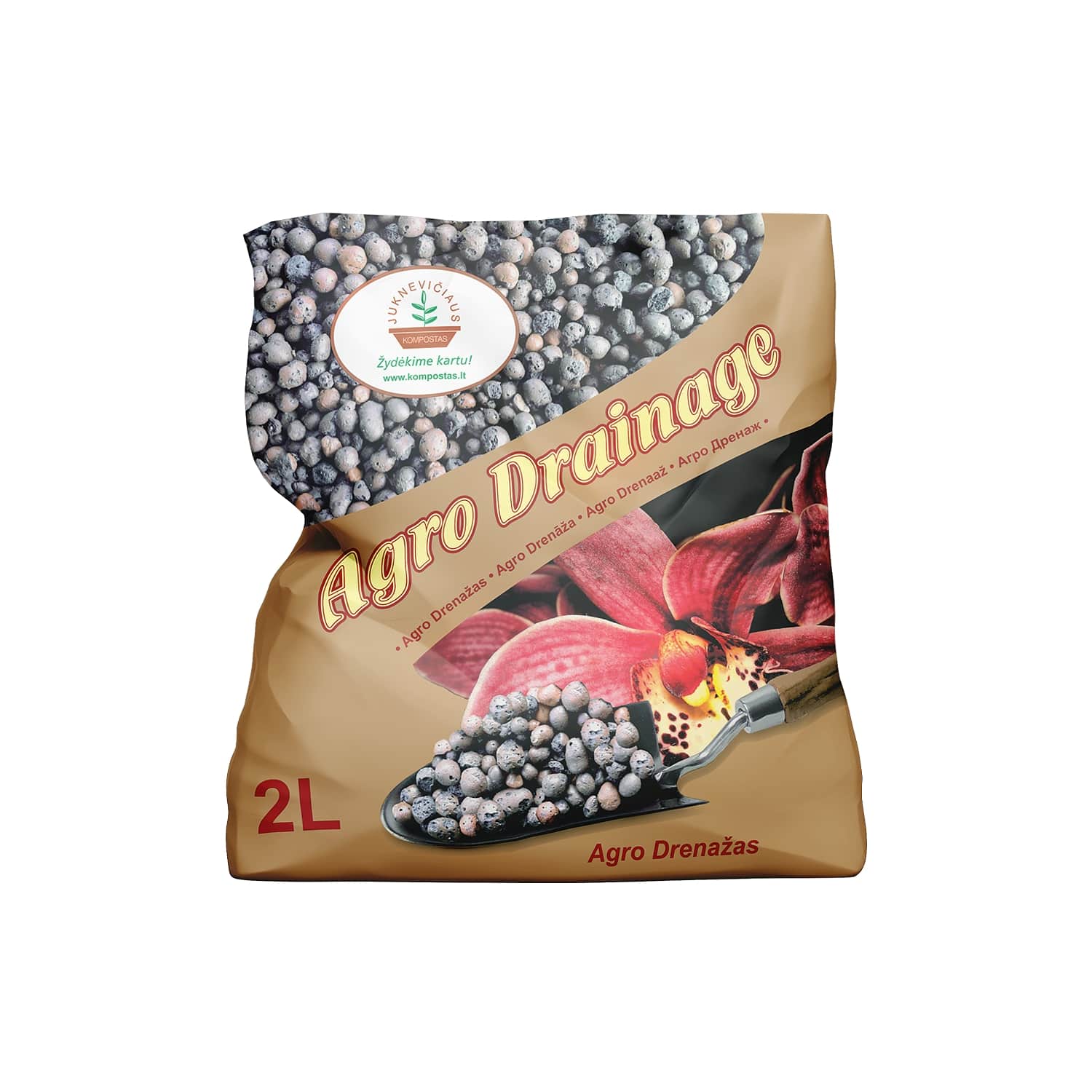 Agrodrenažas JUKNEVIČIAUS KOMPOSTAS, 2 l