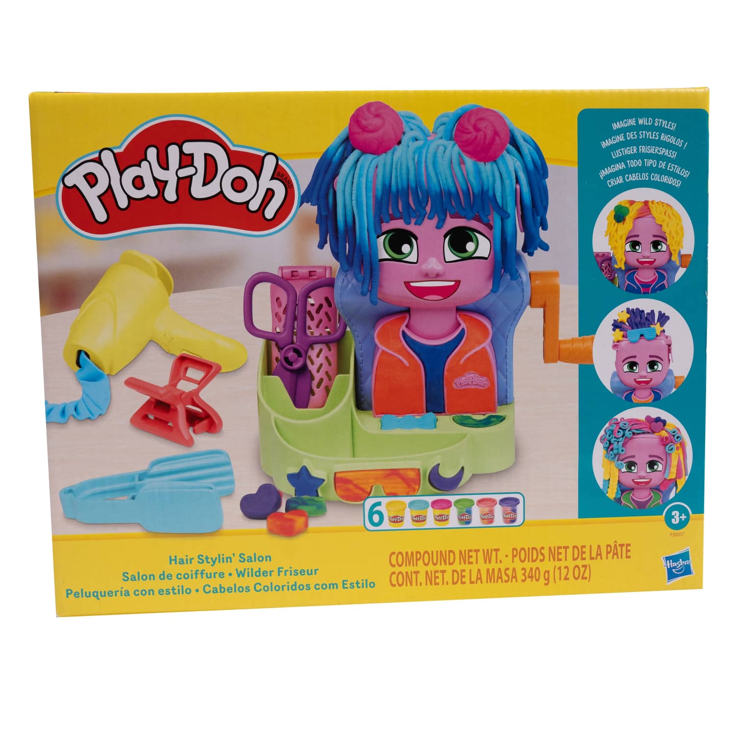 Žaisl.Pašėlusios šukuosenos PLAY DOH F12