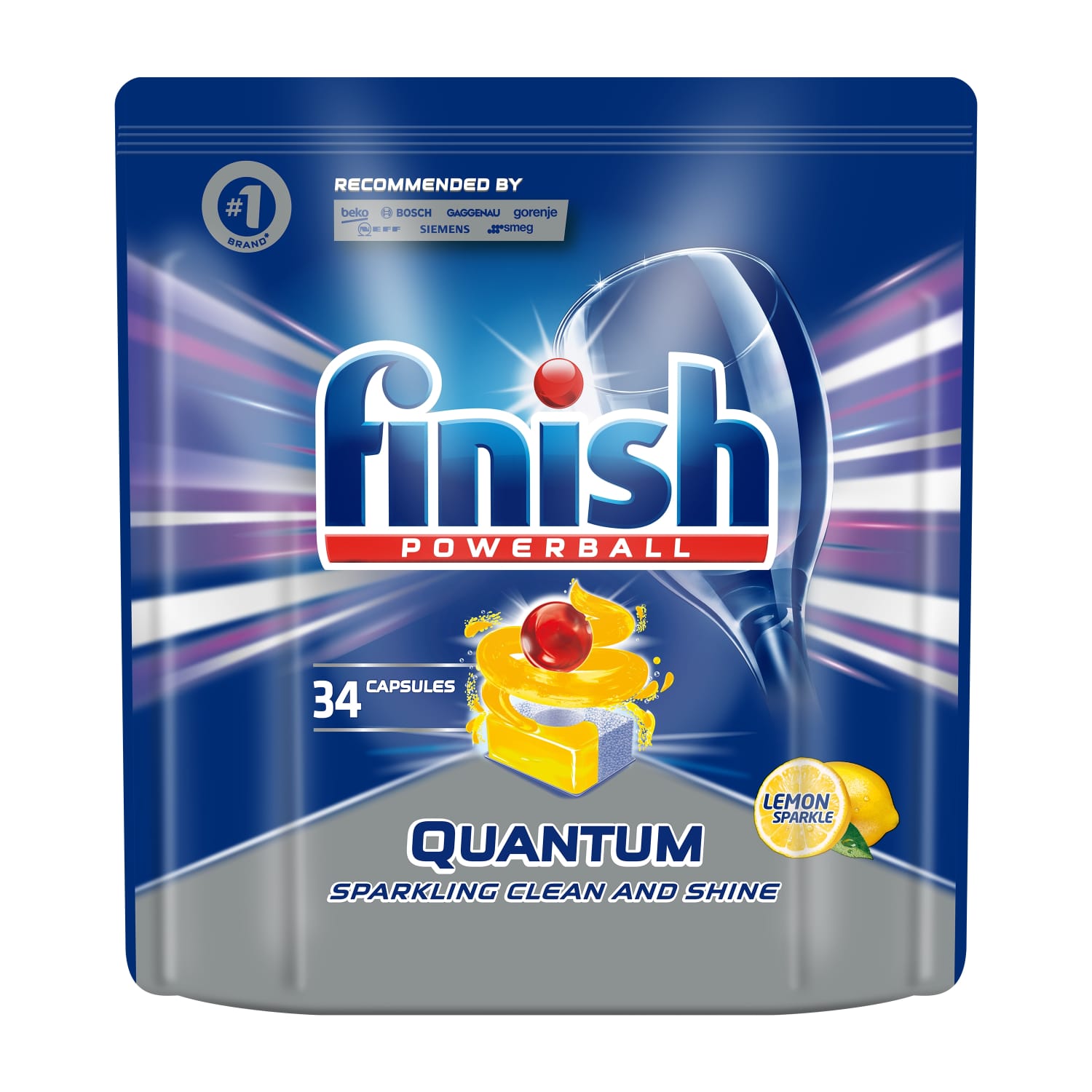 Plov.kaps. FINISH POWERBAL QUANTUM 34vnt