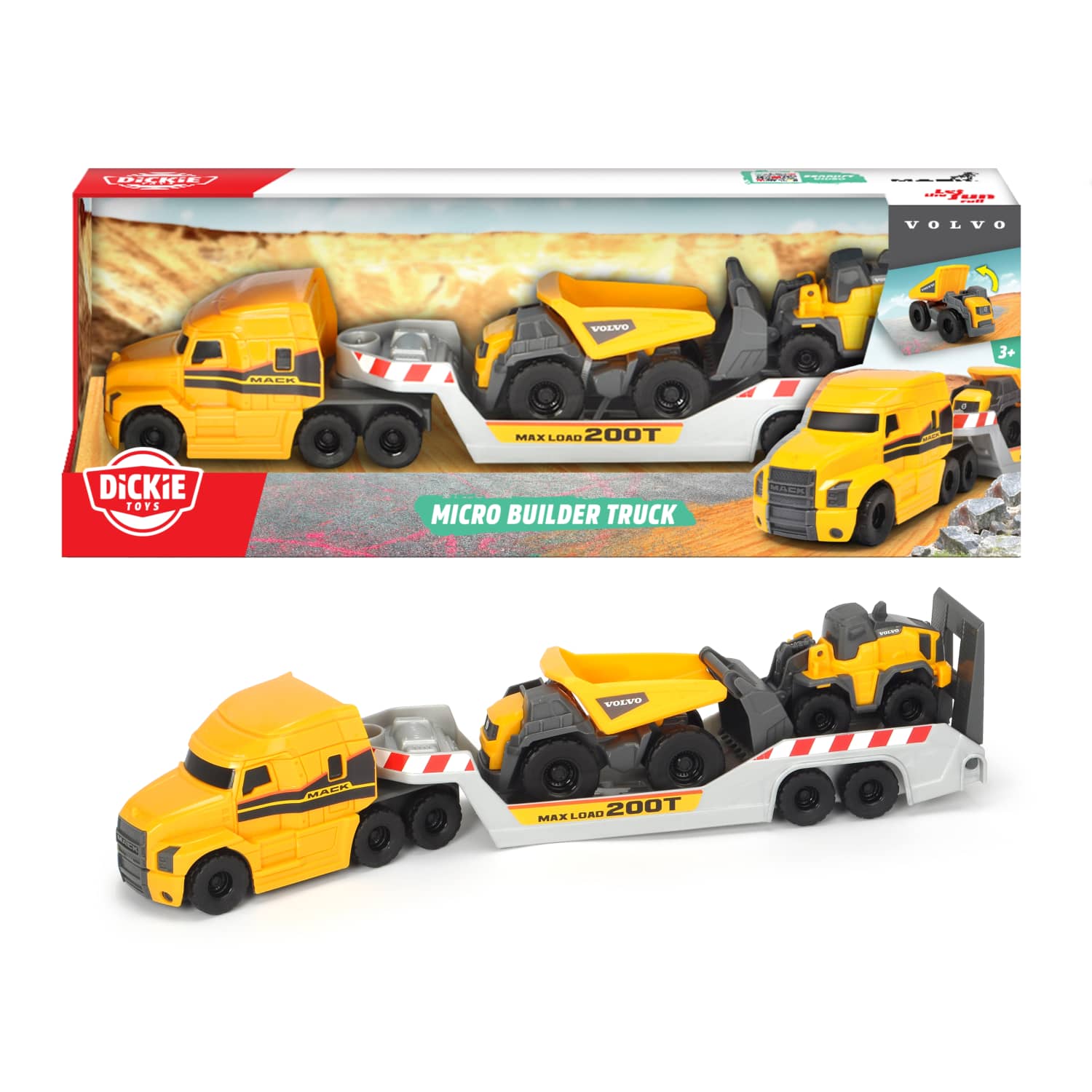 Rotaļu būvētājs kravas automobilis AW25