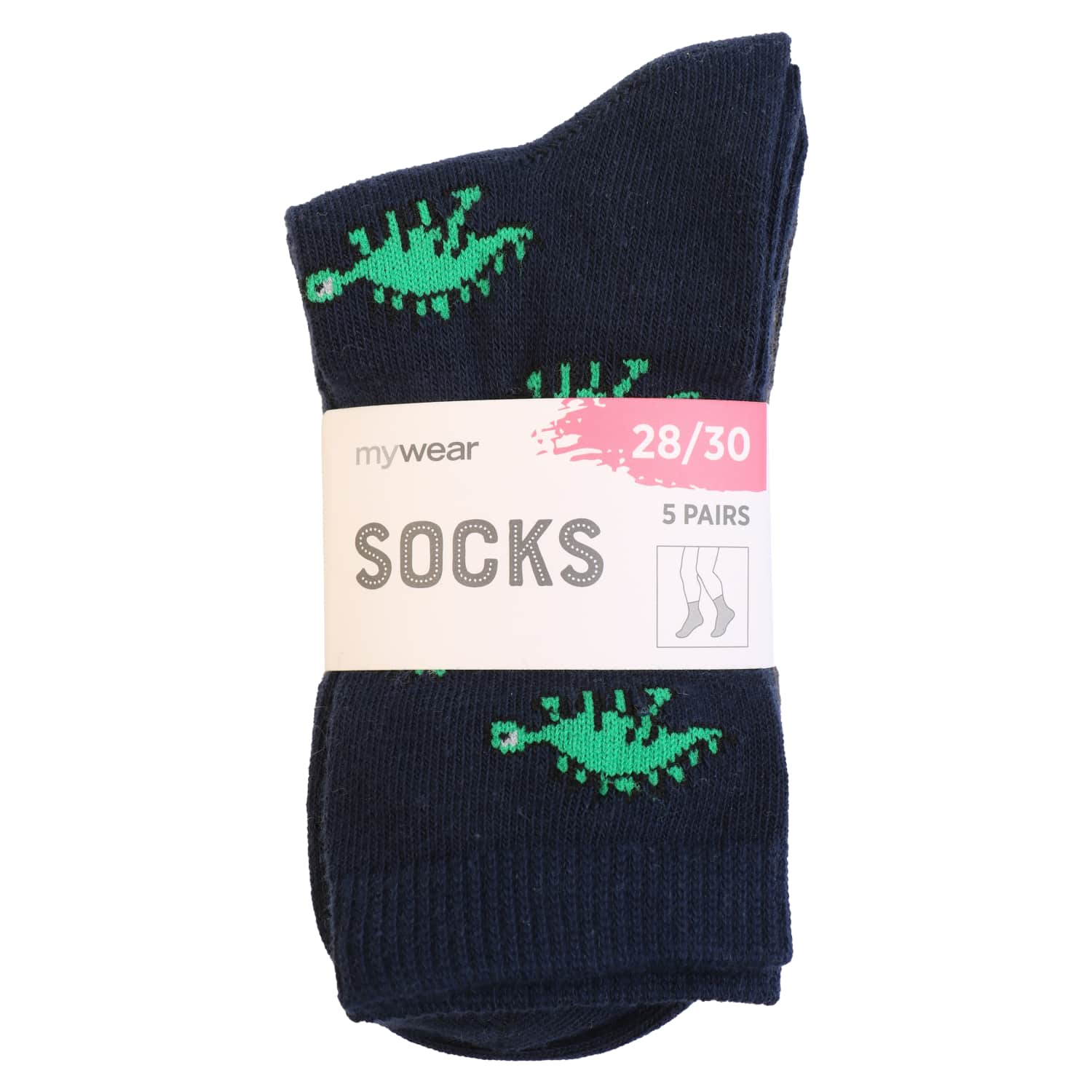 Bērnu zeķes Lund Dino 5pāri 28/30 SS26