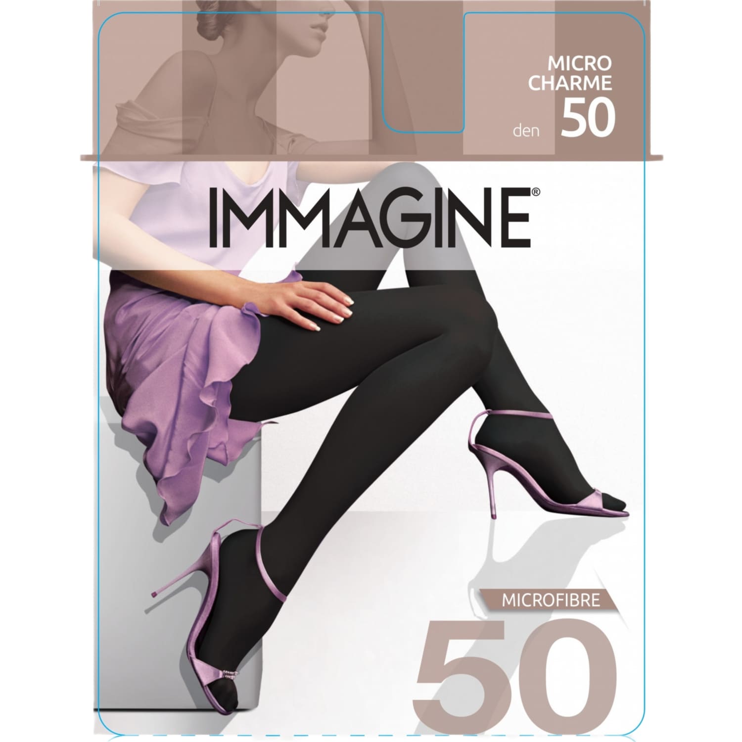 S zeķub.Immagine charme 50d nero 3