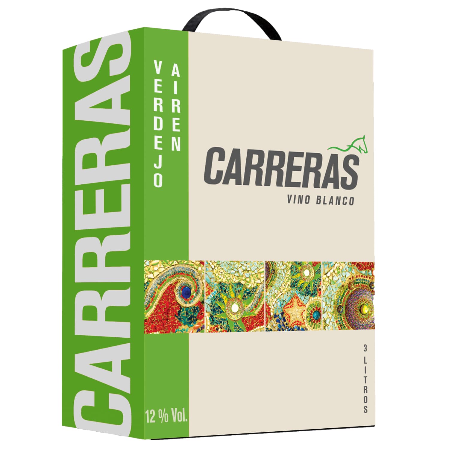 Baltvīns Carreras Verdejo Airen,sauss 12% 3l